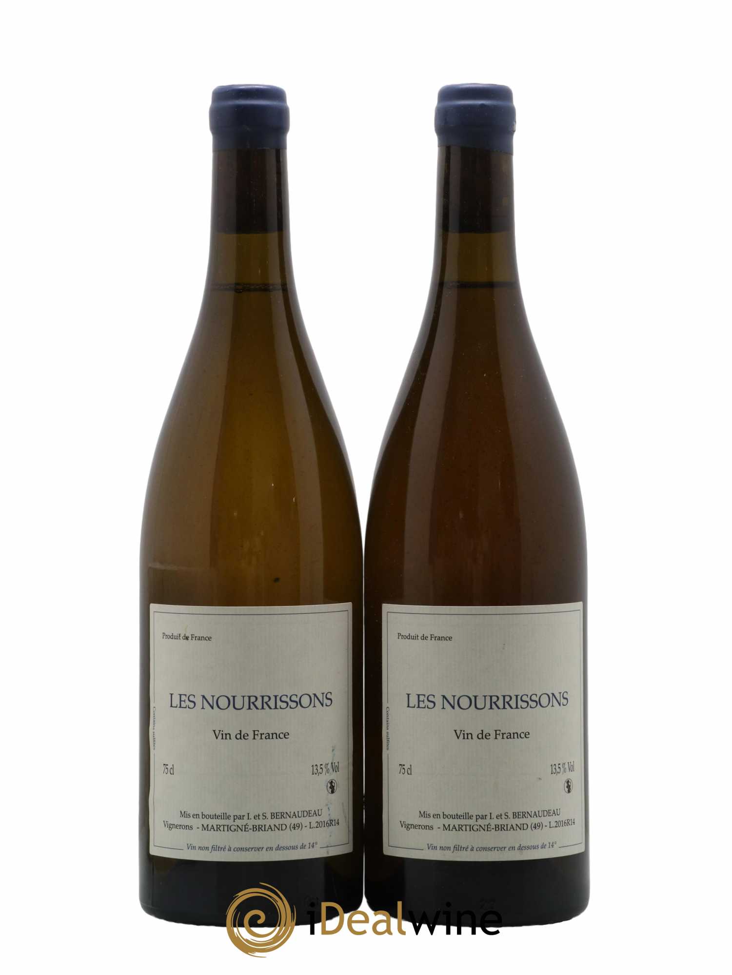 Vin de France Les Nourrissons Stéphane Bernaudeau 2016 - Lot de 2 bouteilles - 0