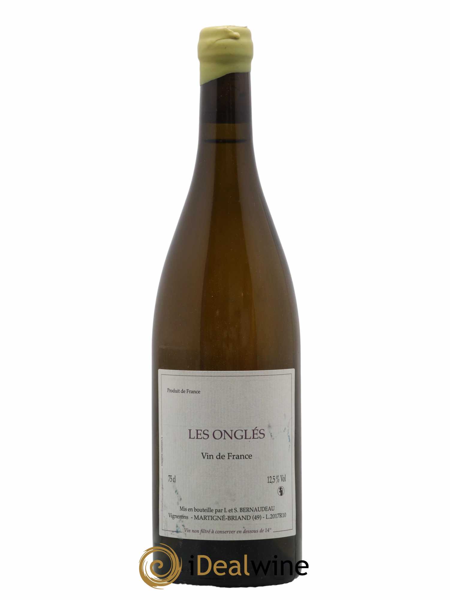 Vin de France Les Onglés Stéphane Bernaudeau 2017 - Lot de 1 bouteille - 0