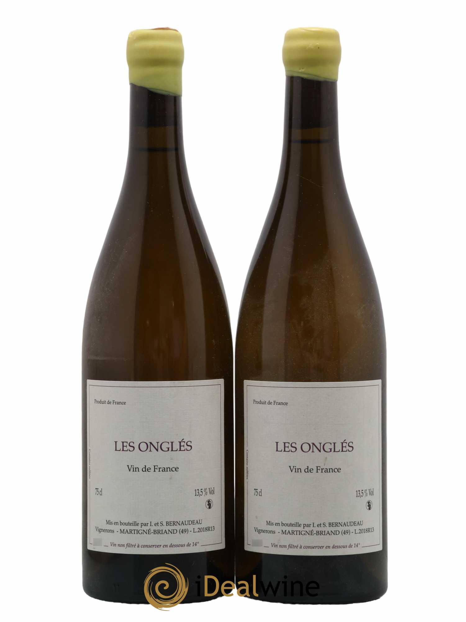 Vin de France Les Onglés Stéphane Bernaudeau 2018 - Lot de 2 bouteilles - 0
