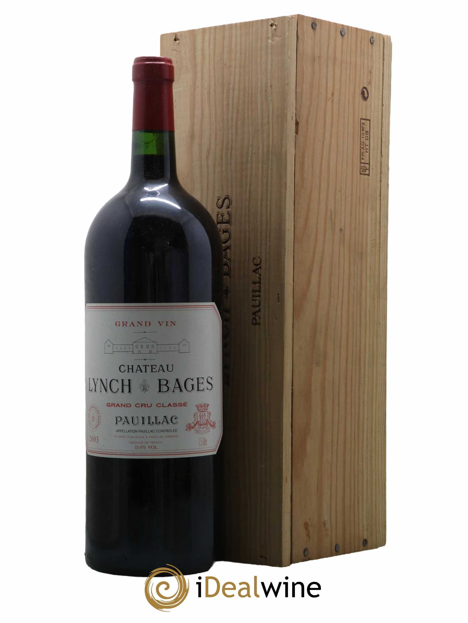 Château Lynch Bages 5ème Grand Cru Classé 2003 - Lot de 1 magnum - 1