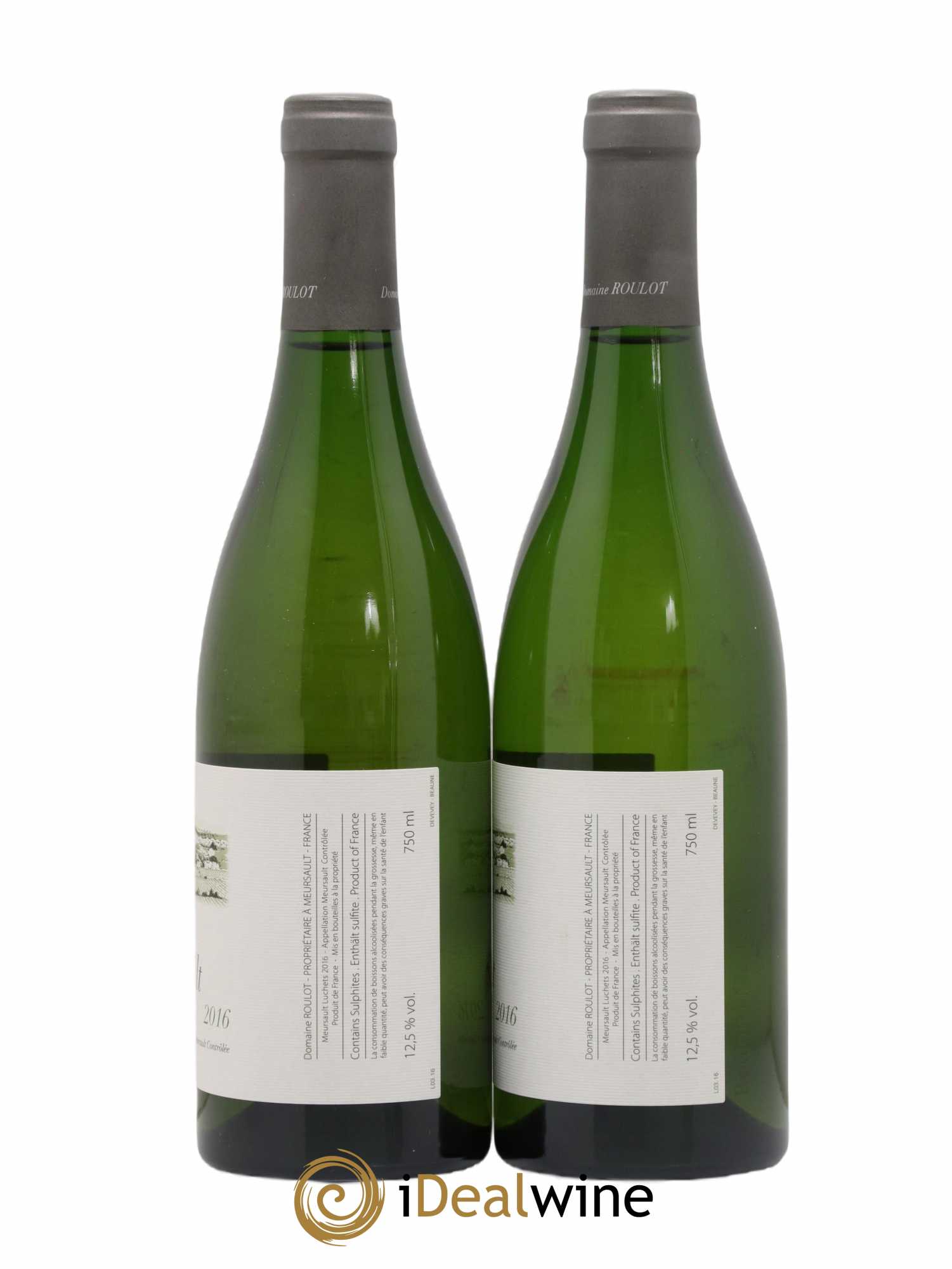 Meursault Luchets Roulot (Domaine) 2016 - Lot de 2 bouteilles - 1