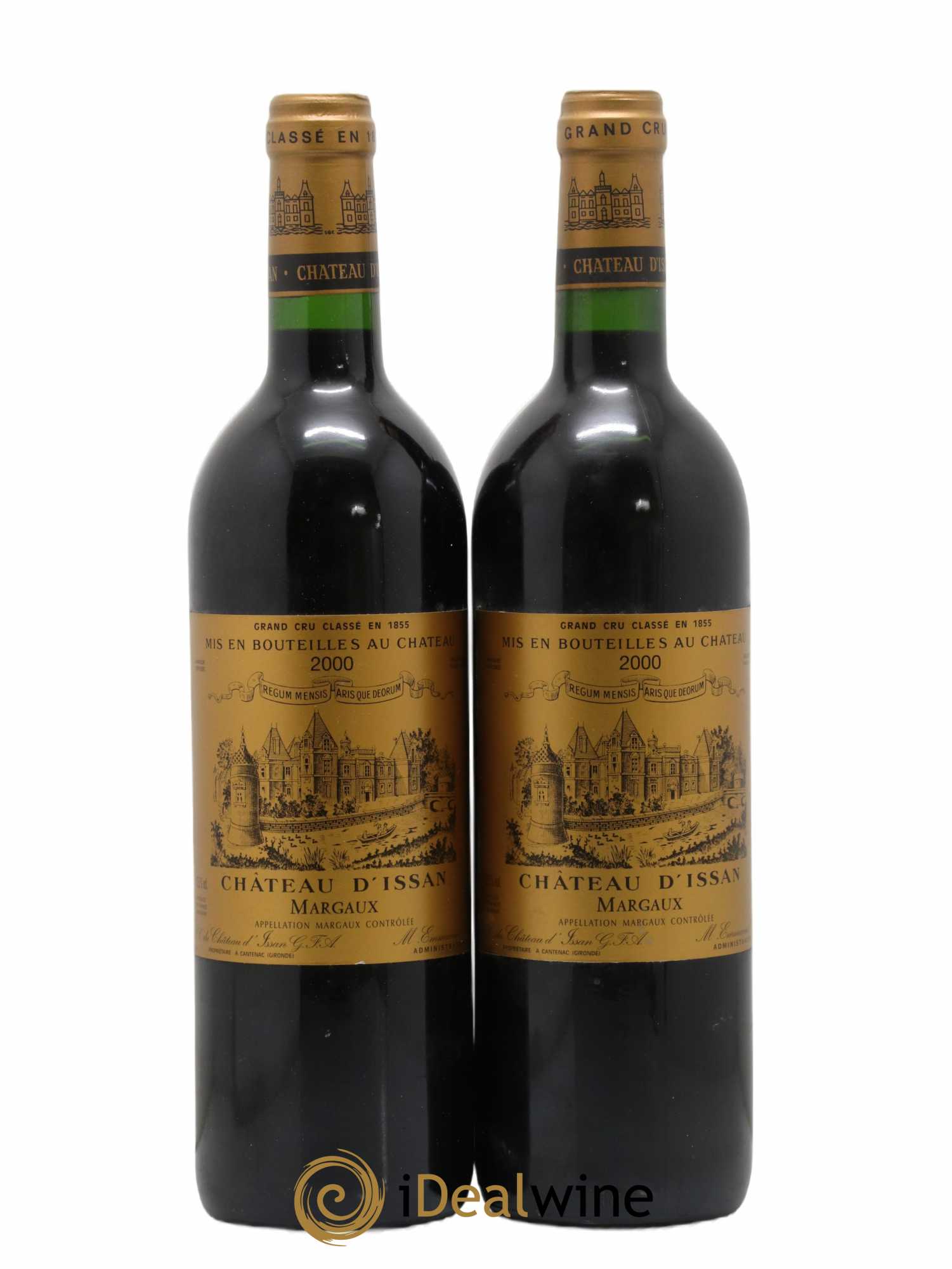 Château d'Issan 3ème Grand Cru Classé 2000 - Lot de 2 bouteilles - 0