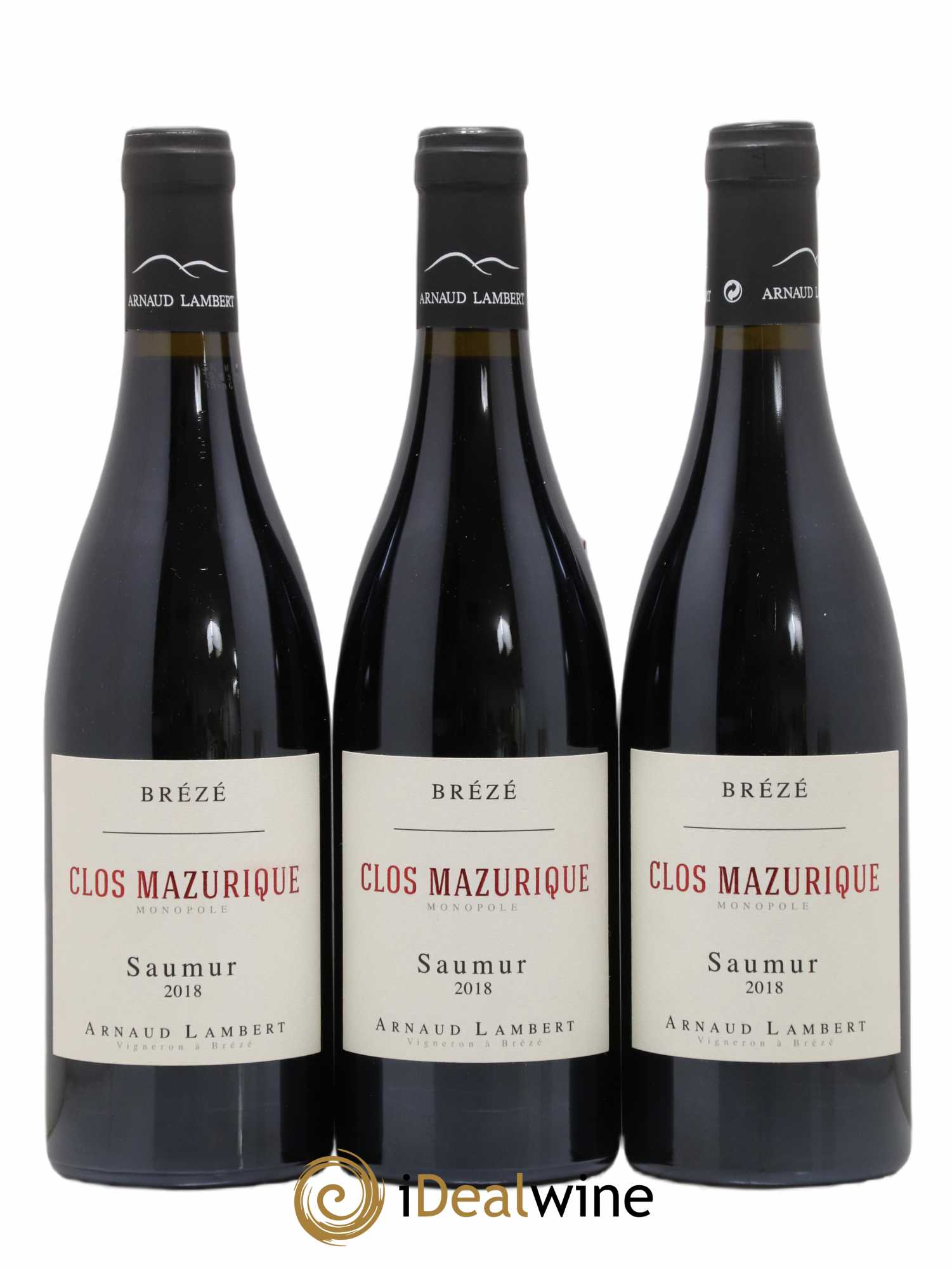 Saumur Clos Mazurique Arnaud Lambert 2018 - Lot de 3 bouteilles - 0