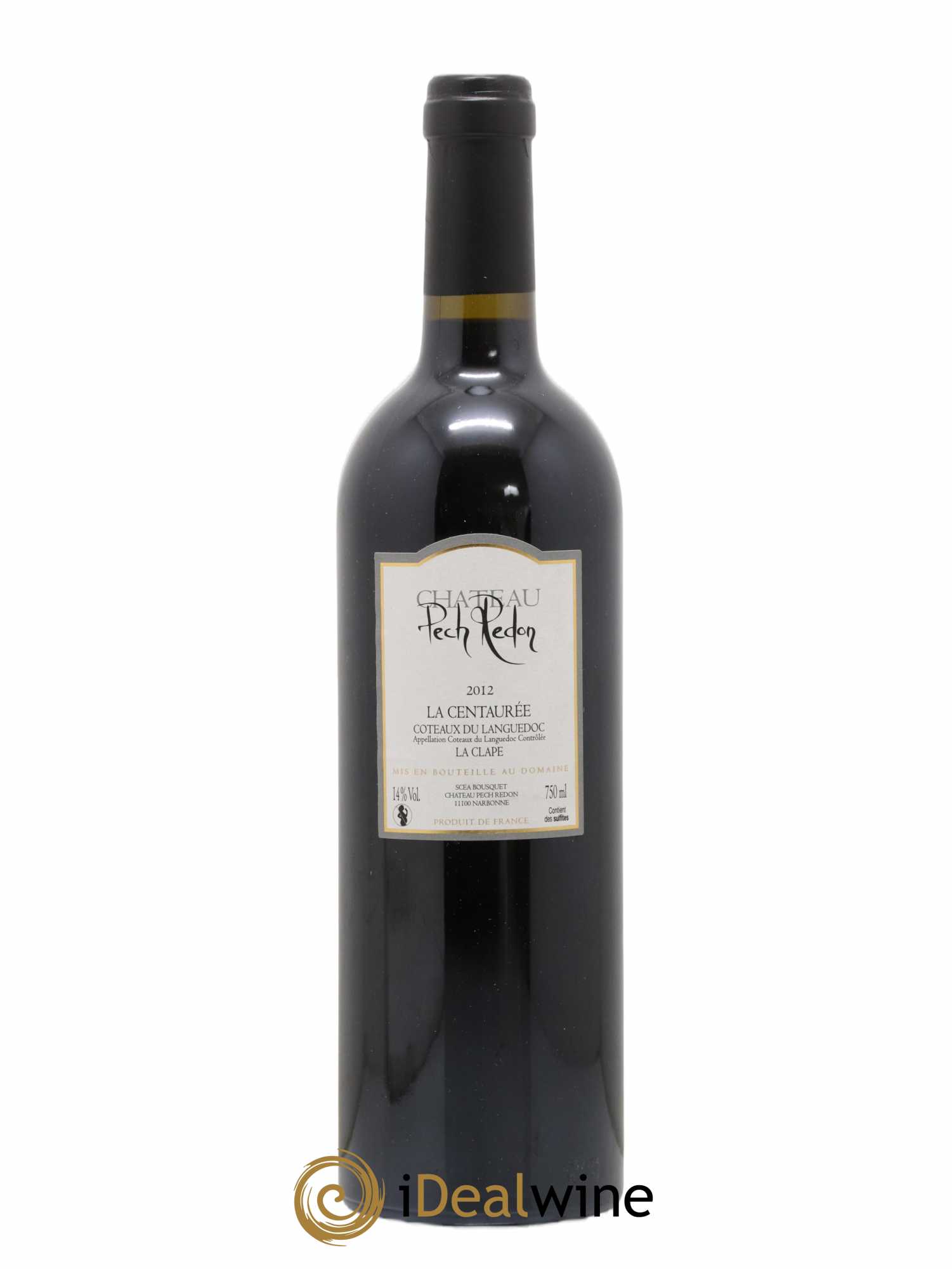 Coteaux du Languedoc La Clape La Centaurée Château Pech Redon 2012 - Lot de 1 bouteille - 0