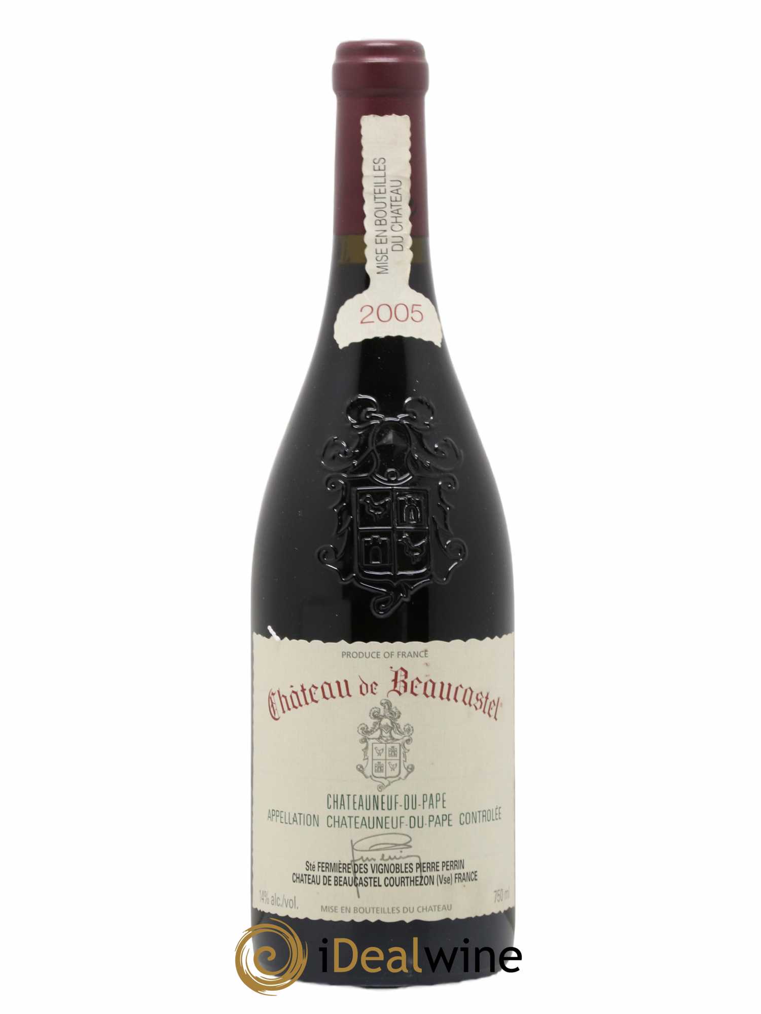 Châteauneuf-du-Pape Château de Beaucastel Famille Perrin 2005 - Lot de 1 bouteille - 0