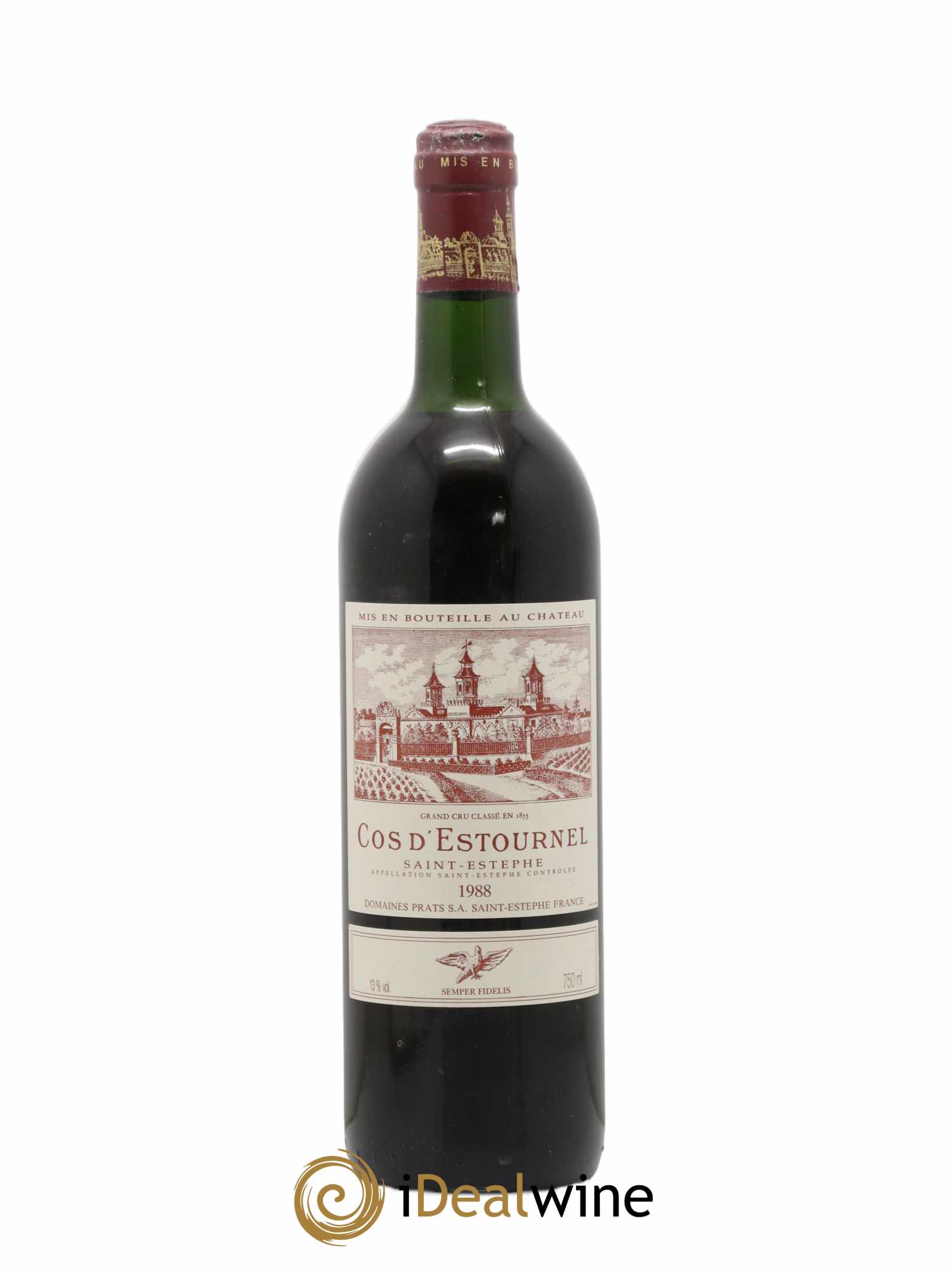 Cos d'Estournel 2ème Grand Cru Classé 1988 - Lot de 1 bouteille - 0