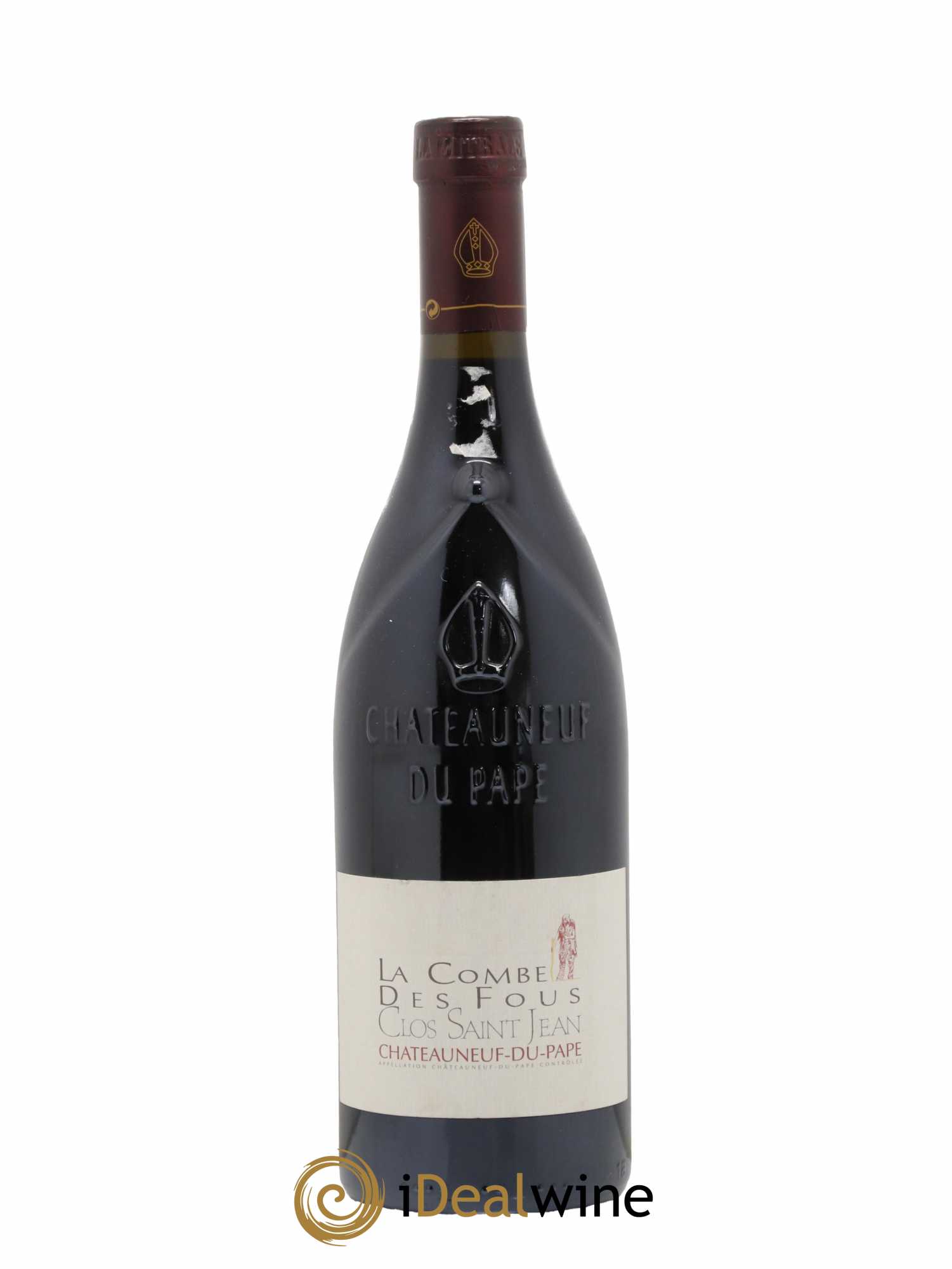 Châteauneuf-du-Pape Clos Saint-Jean La Combe des Fous Pascal et Vincent Maurel 2005 - Lot de 1 bouteille - 0