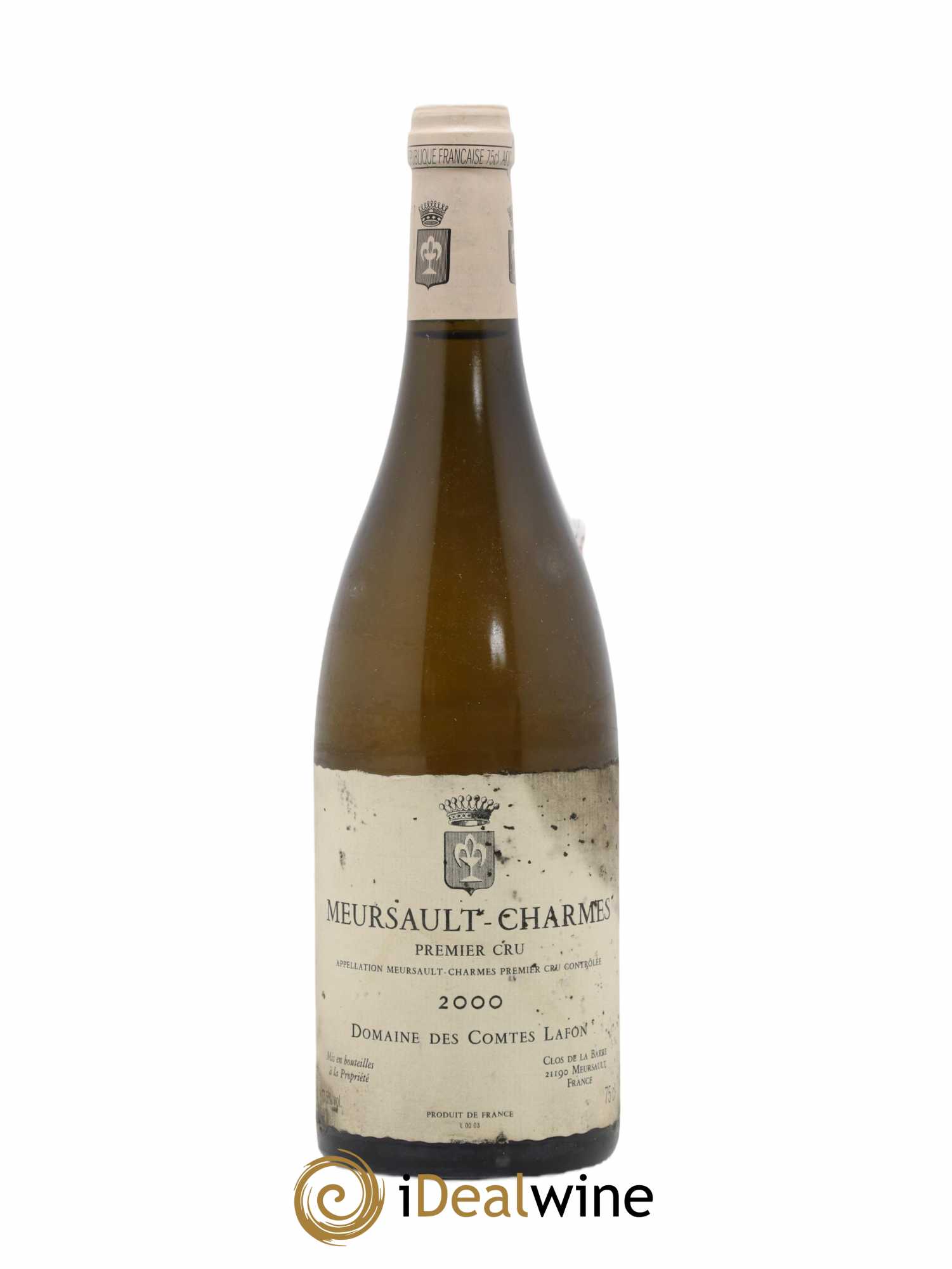 Meursault 1er Cru Charmes Comtes Lafon (Domaine des) 2000 - Posten von 1 Flasche - 0