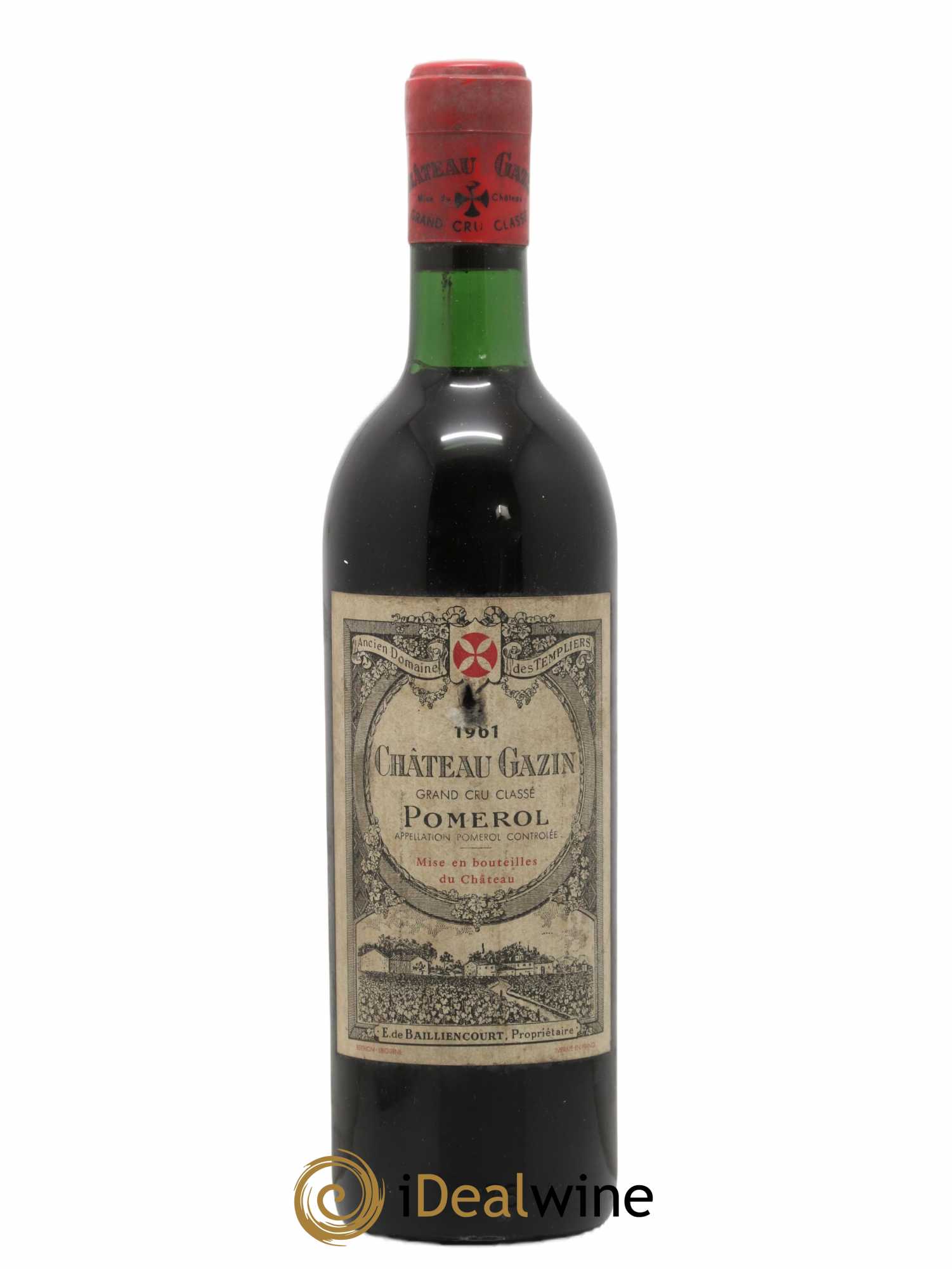 Château Gazin 1961 - Lot de 1 bouteille - 0