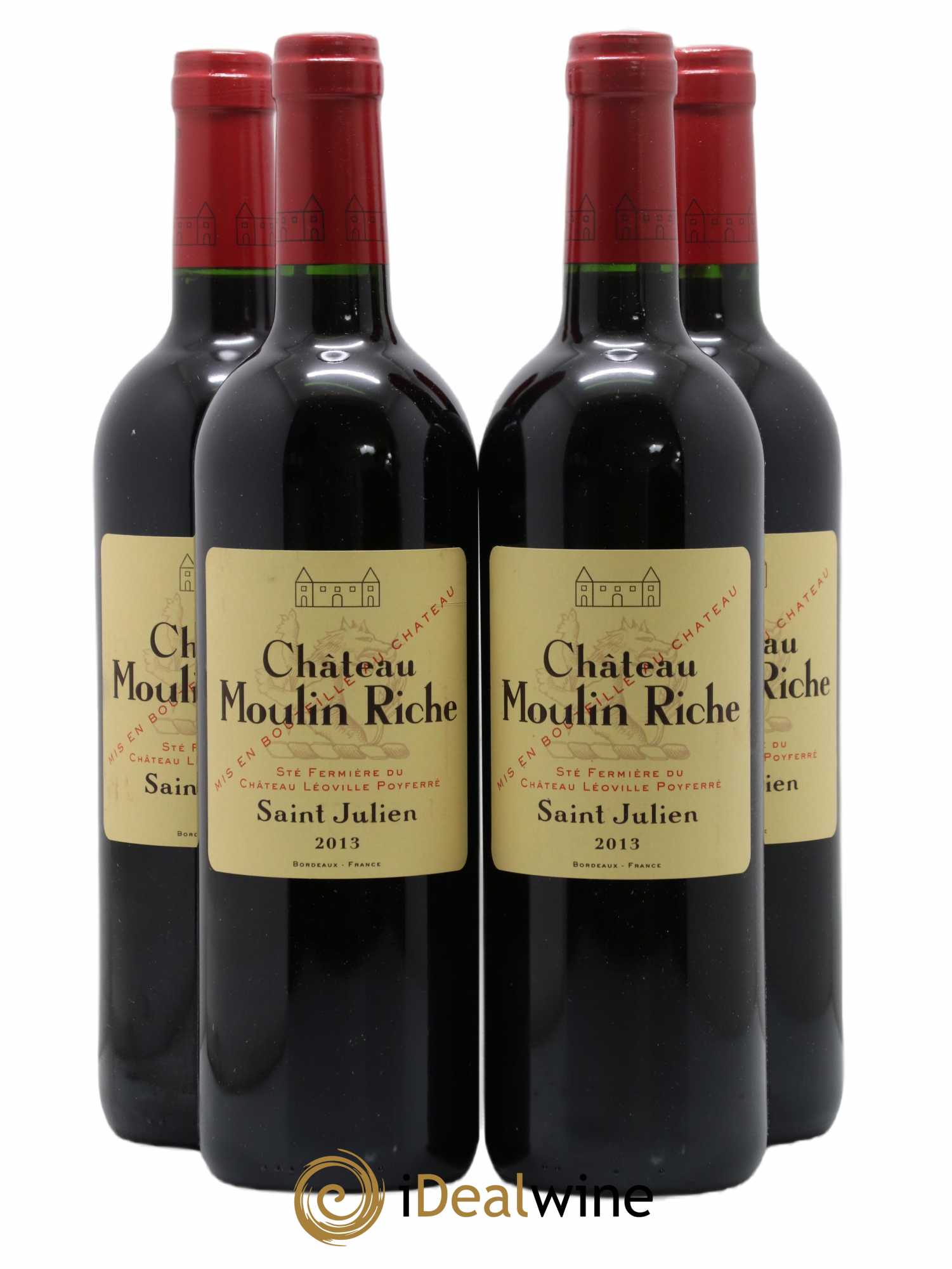 Château Moulin Riche 2013 - Posten von 4 Flaschen - 0