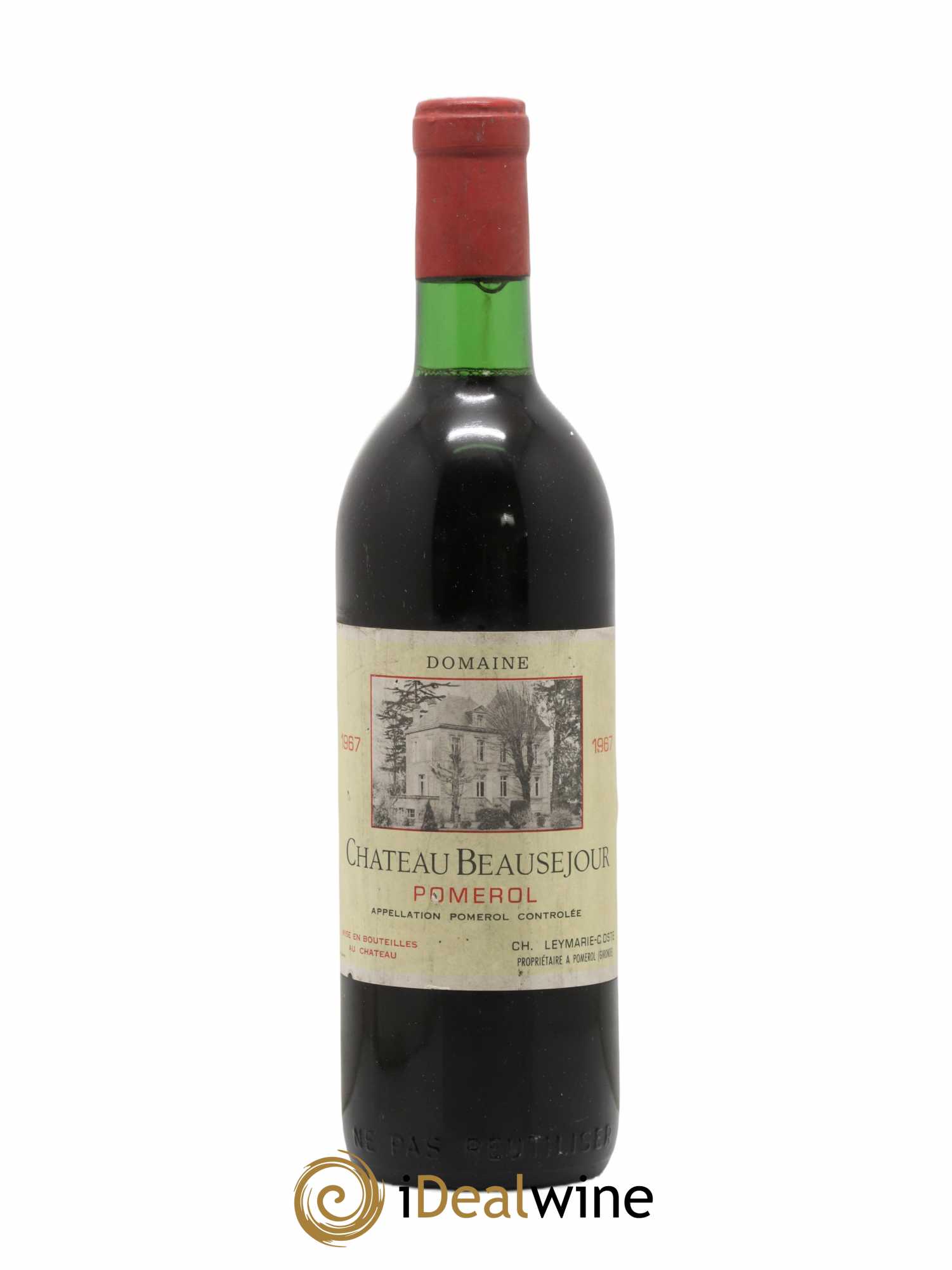 Château Beausejour de Bonalgue 1967 - Lot de 1 bouteille - 0