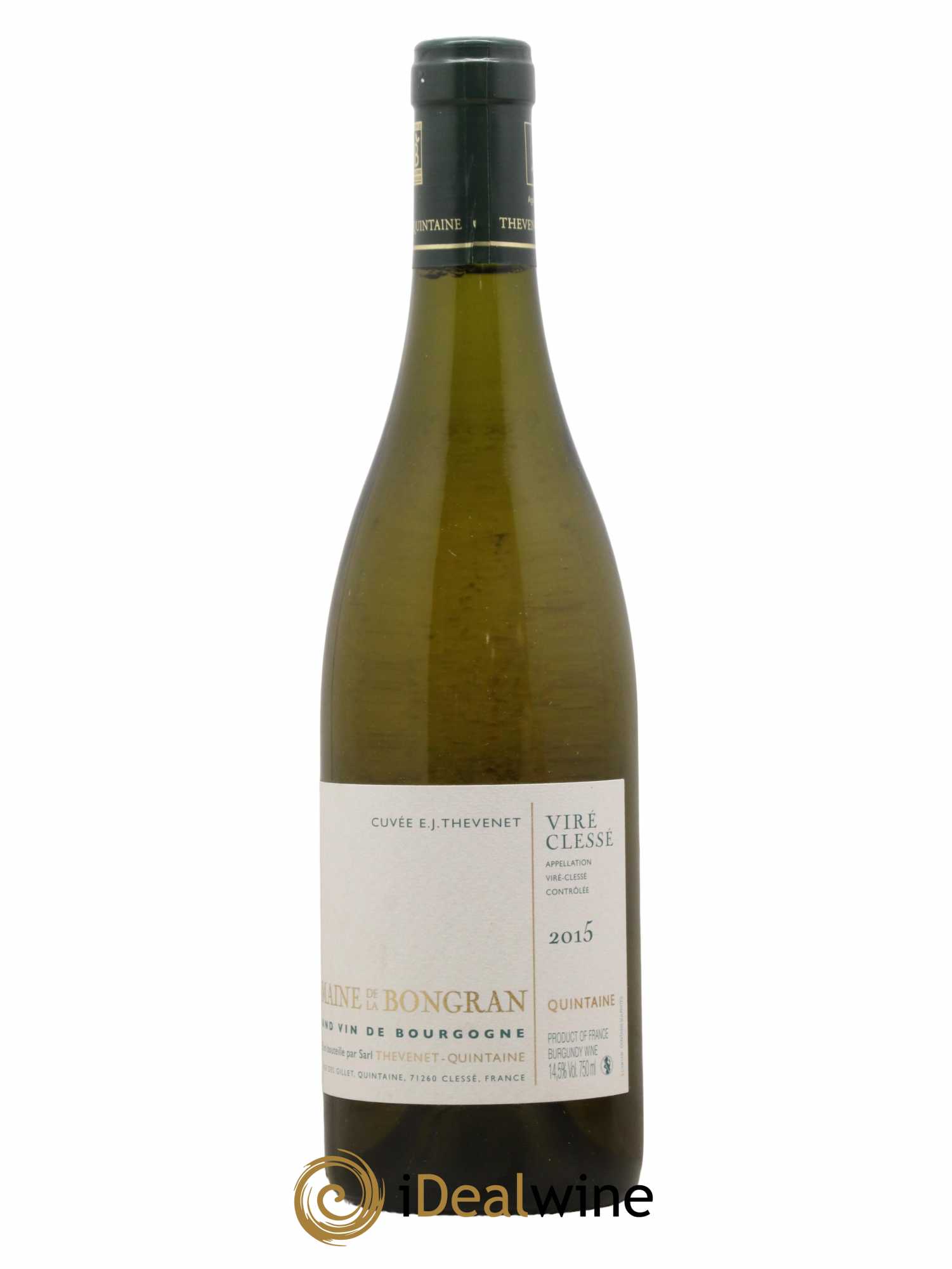 Viré-Clessé Quintaine Domaine de la Bongran (J.Thevenet) 2015 - Lot de 1 bouteille - 0