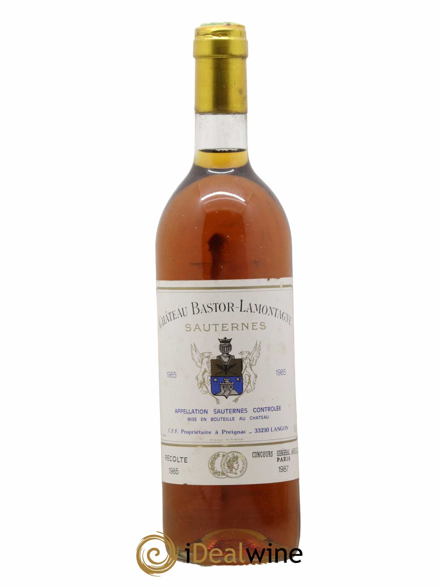 Château Bastor Lamontagne 1985 - Lot de 1 bouteille - 0