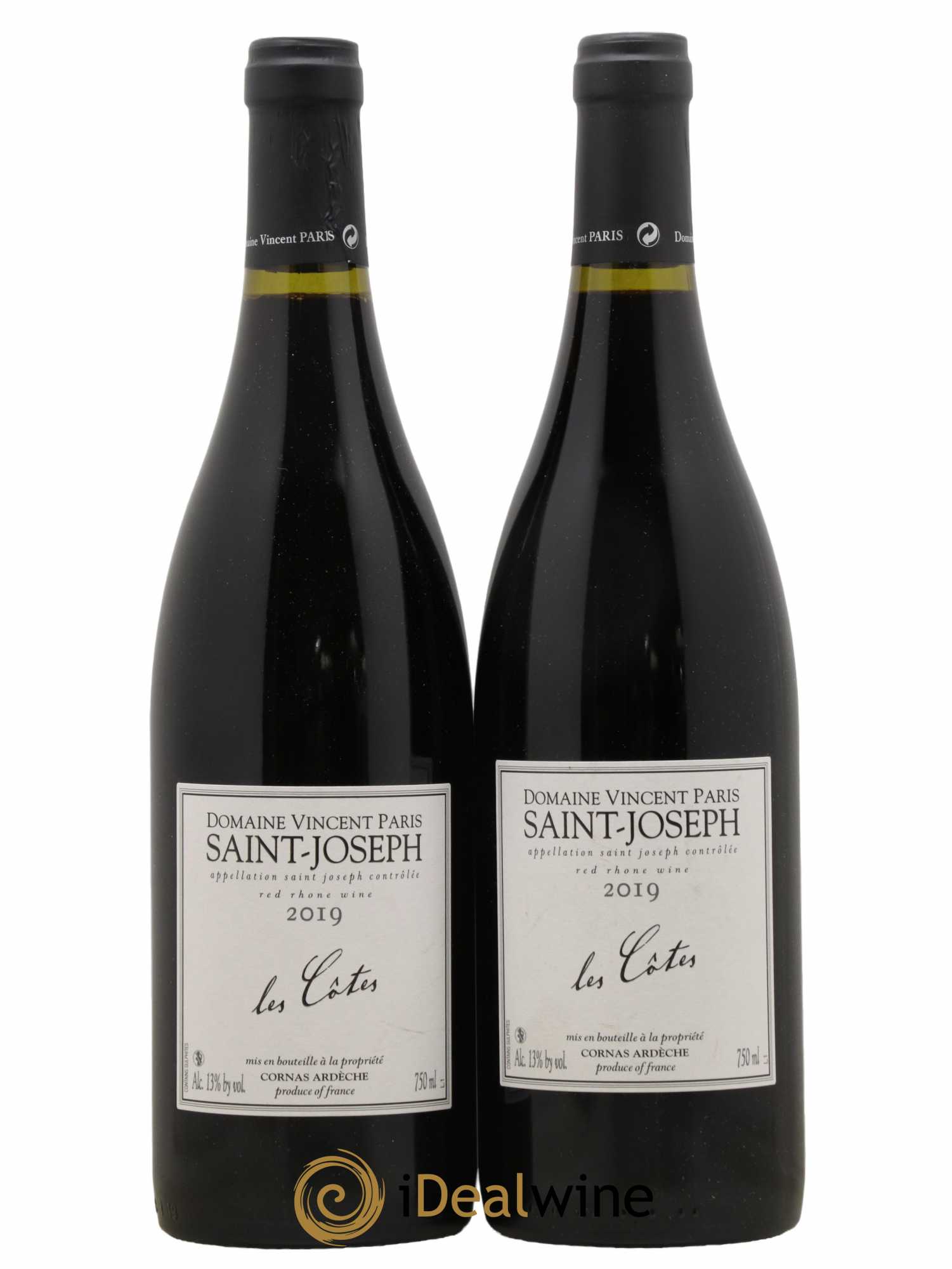 Saint-Joseph Les Côtes Vincent Paris 2019 - Lot de 2 bouteilles - 0