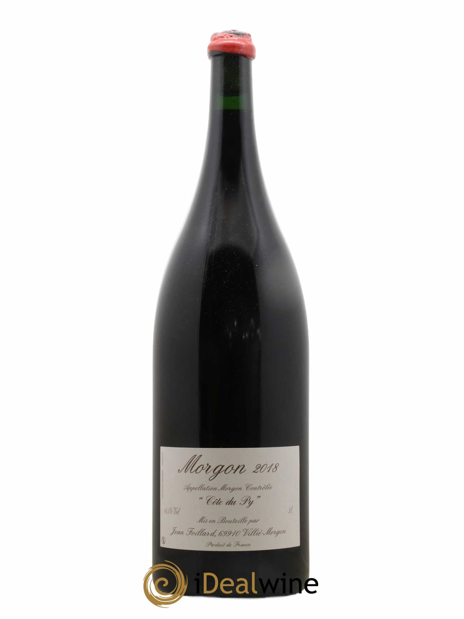 Morgon Côte du Py Jean Foillard 2018 - Lot de 1 double magnum - 0