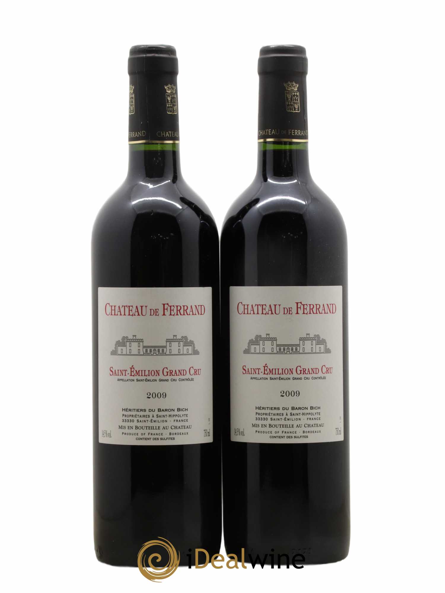 Château de Ferrand Grand Cru Classé 2009 - Lot de 2 bouteilles - 0