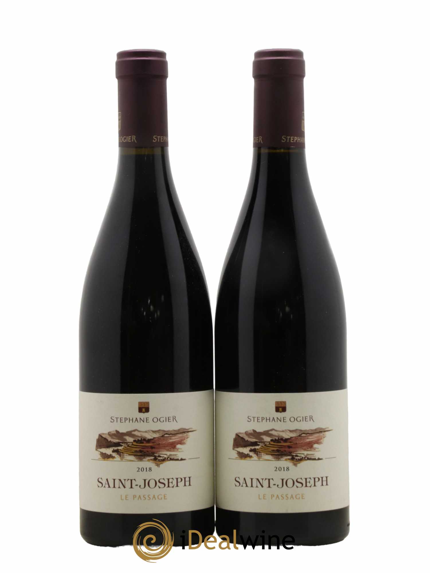 Saint-Joseph Le Passage Stéphane Ogier 2018 - Lot de 2 bouteilles - 0
