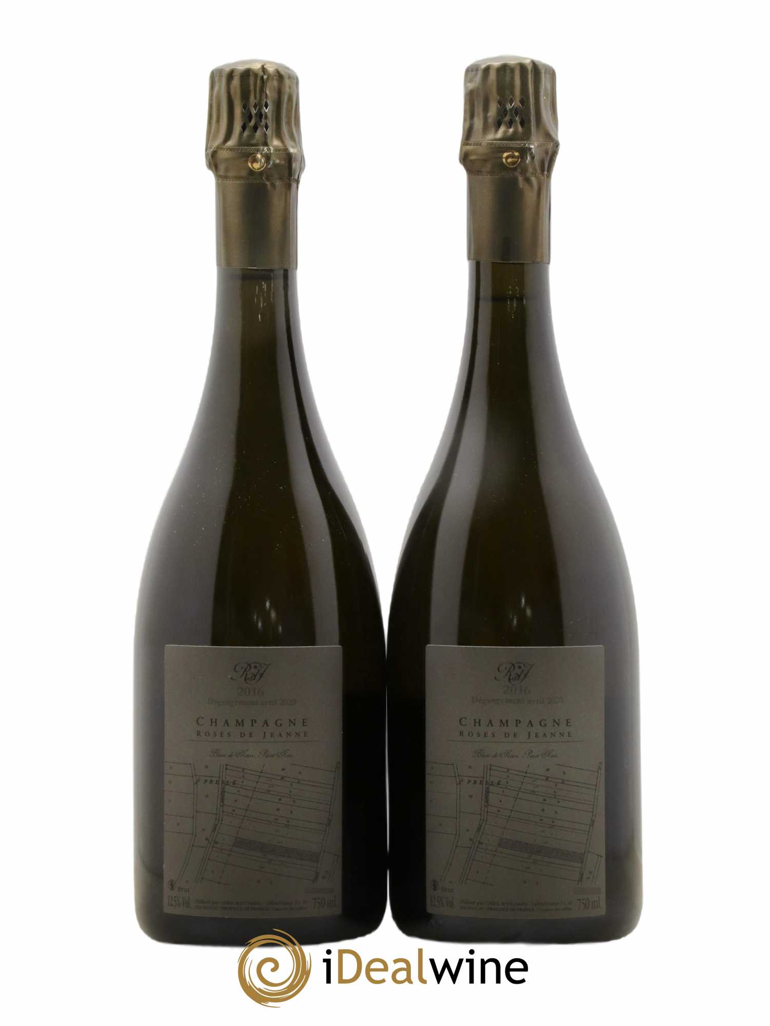 Roses de Jeanne Presle Blanc de Noirs Cédric Bouchard 2016 - Lot de 2 bouteilles - 1