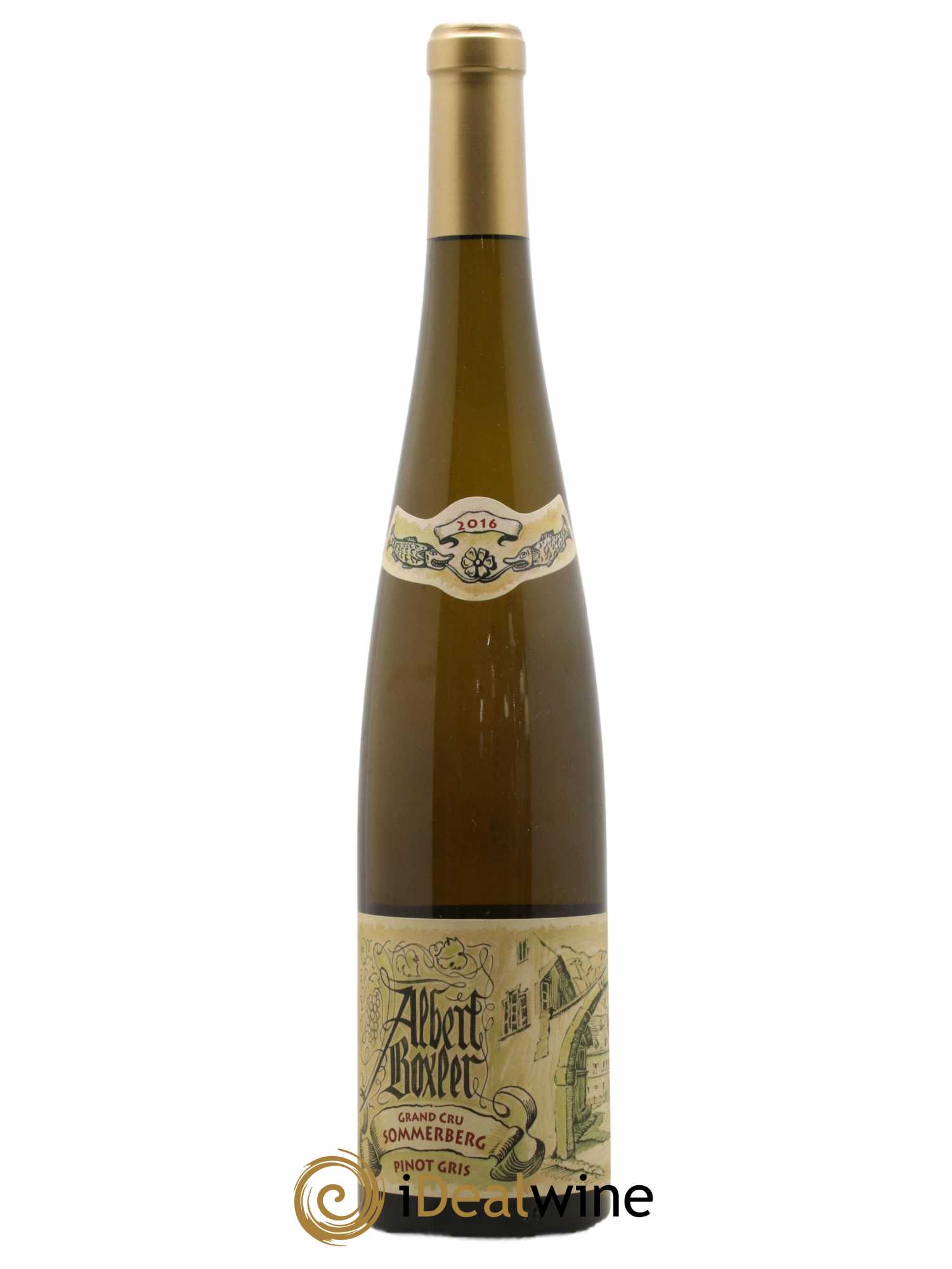 Alsace Pinot Gris Grand Cru Sommerberg W Albert Boxler 2016 - Lot de 1 bouteille - 0