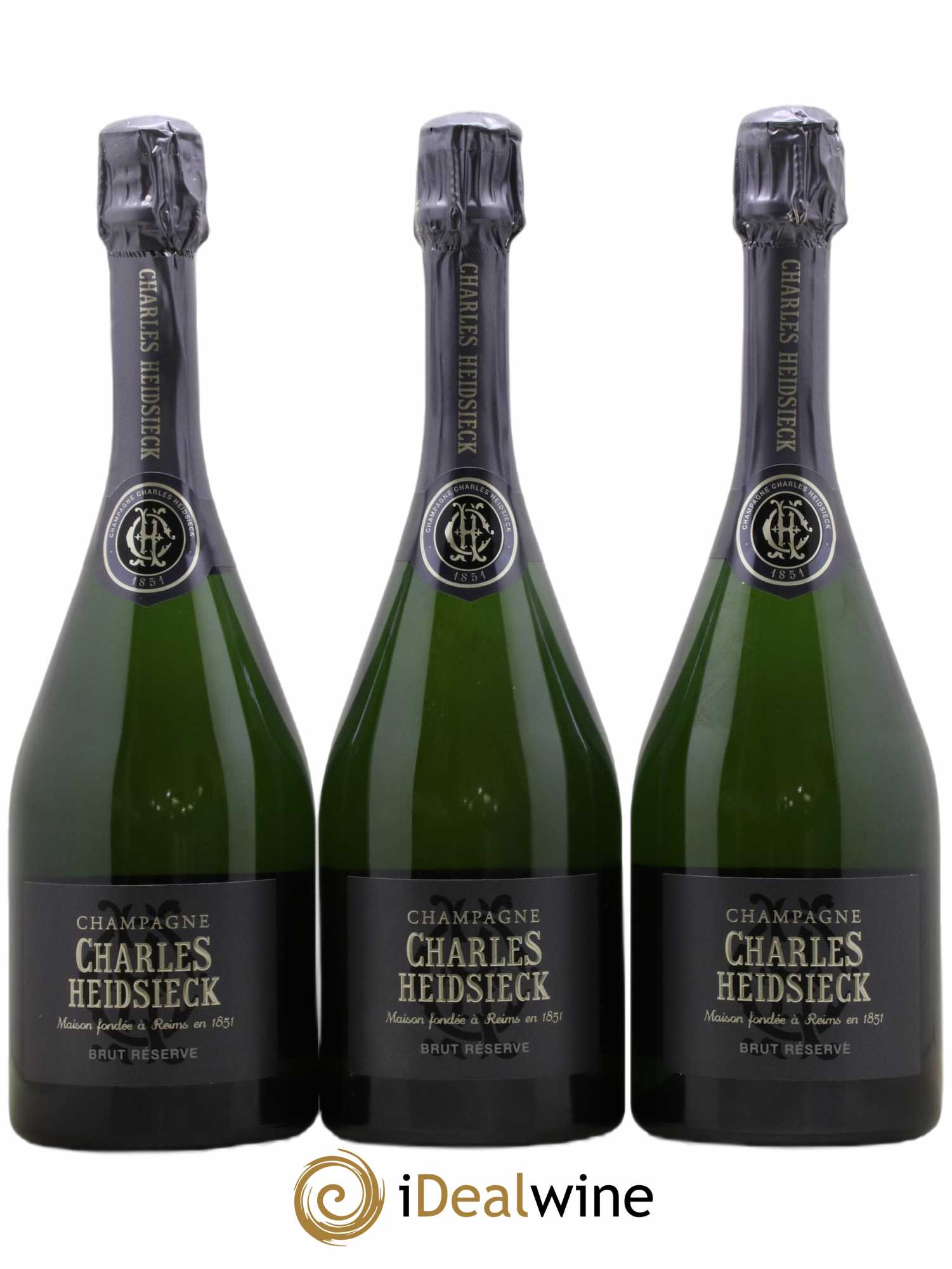 Brut Réserve Charles Heidsieck - Lot de 3 bouteilles - 0