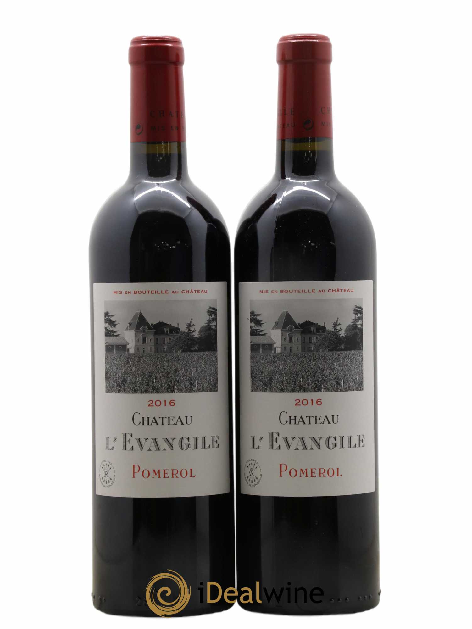 Château l' Évangile 2016 - Lot de 2 bouteilles - 0