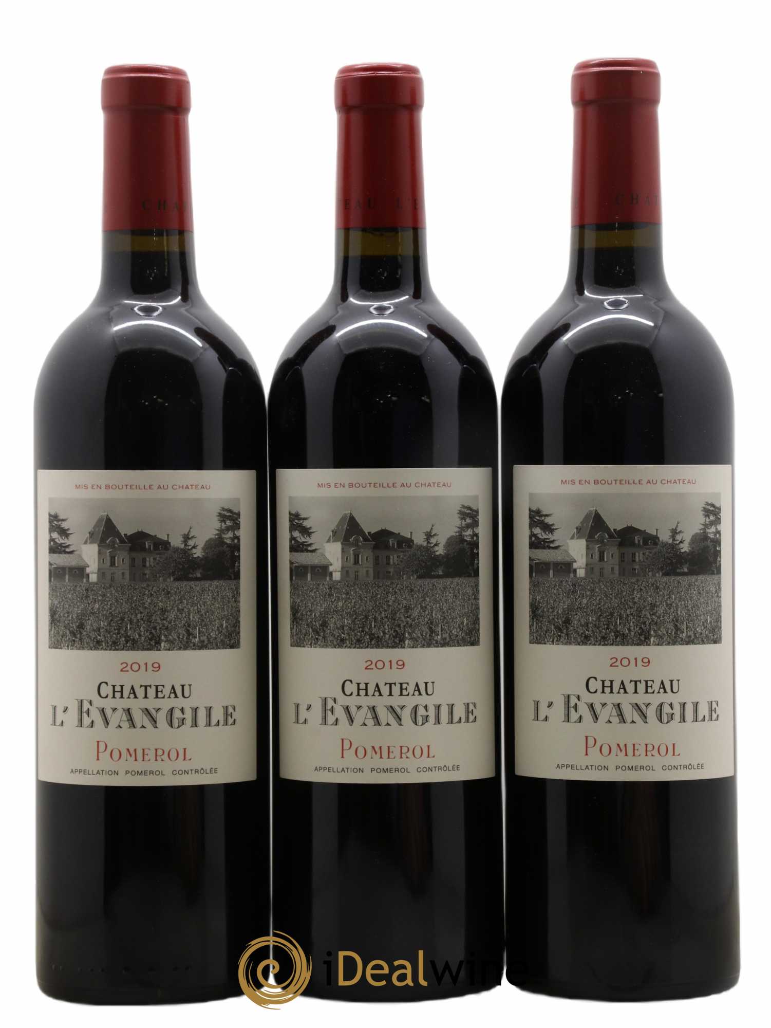 Château l' Évangile 2019 - Lot de 3 bouteilles - 0