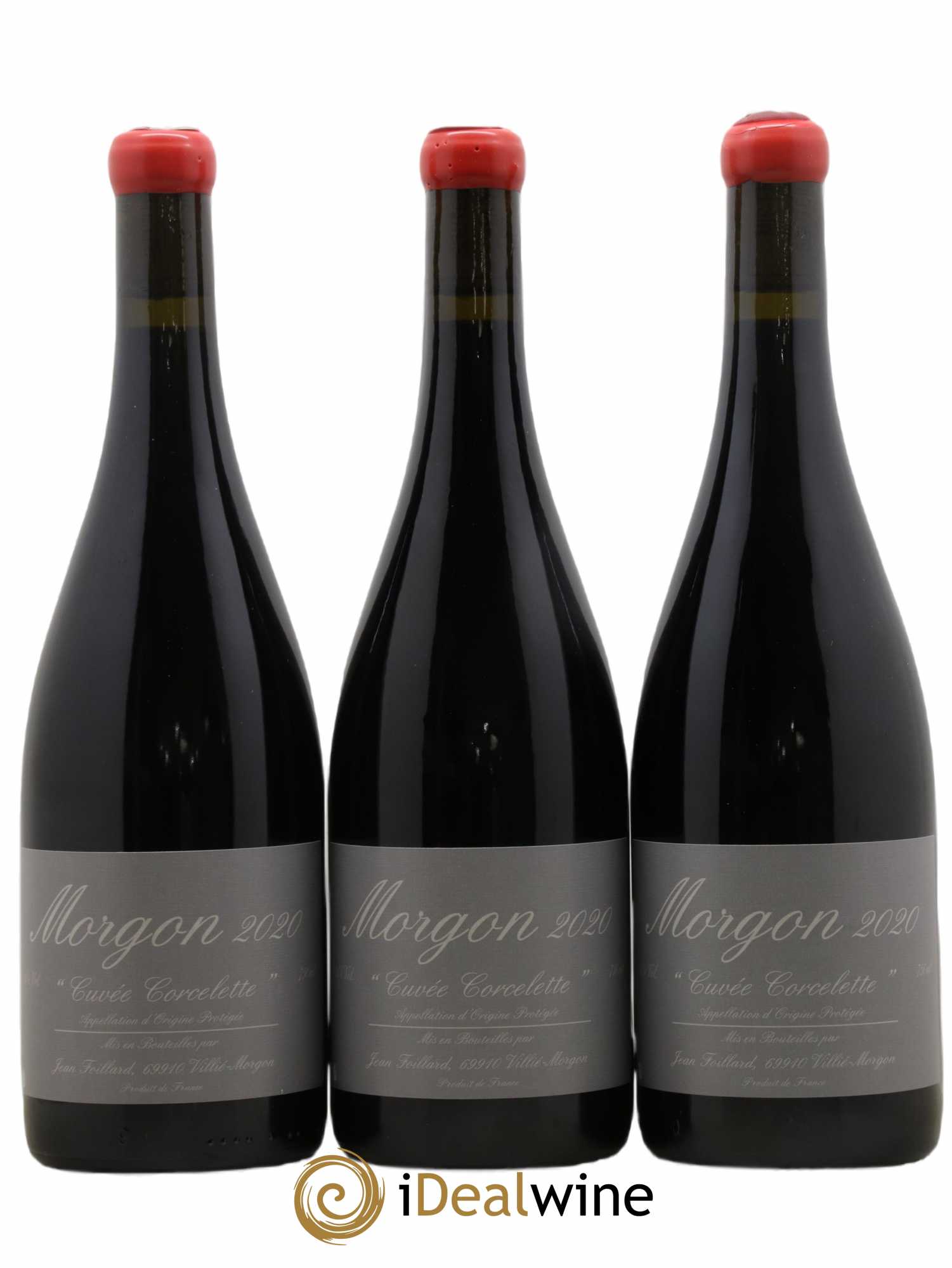Morgon Corcelette Jean Foillard 2020 - Lot de 3 bouteilles - 0