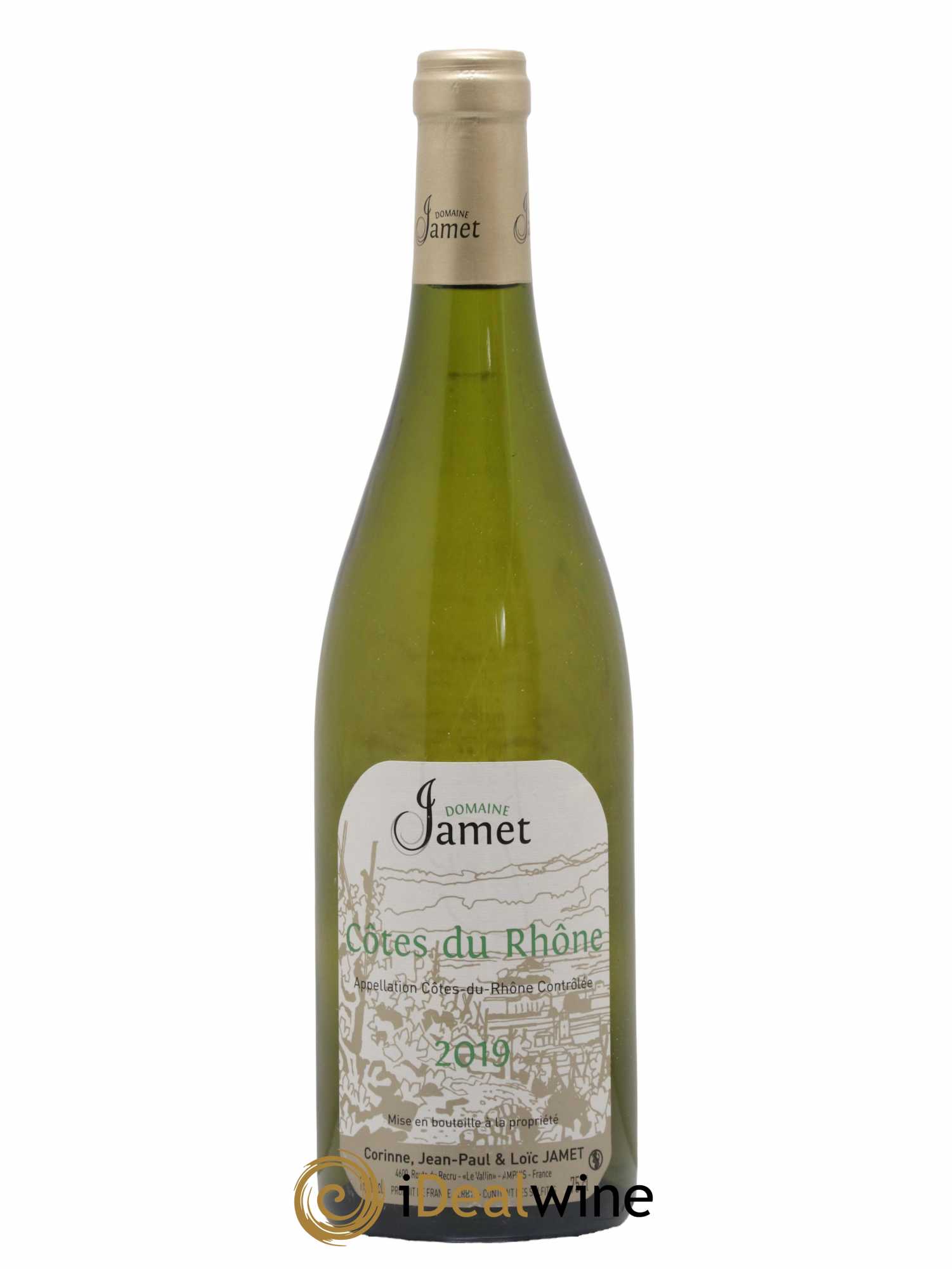 Côtes-du-Rhône Jamet (Domaine) 2019 - Lot de 1 bouteille - 0