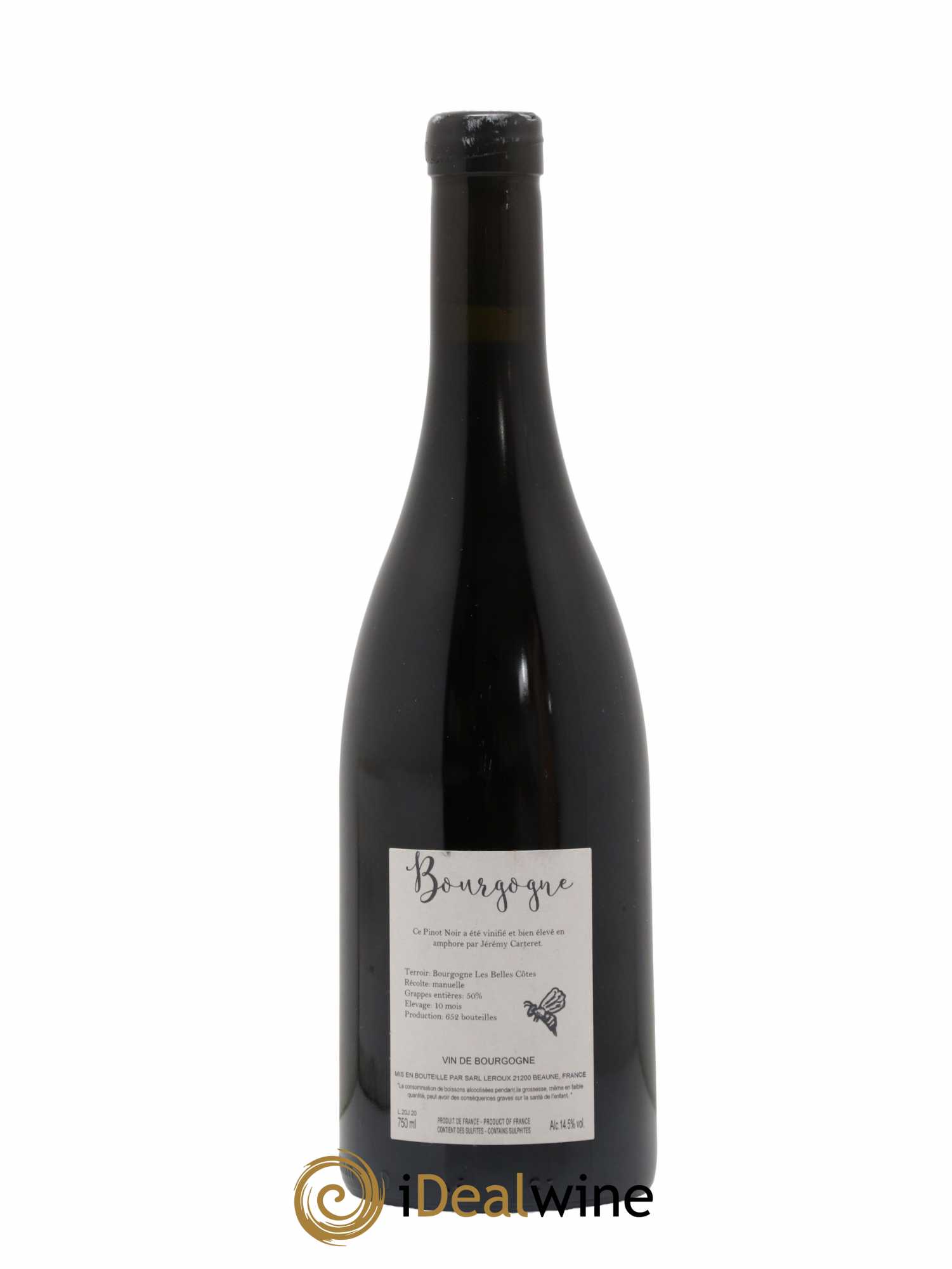 Bourgogne Jérémy Carteret 2020 - Lot de 1 bouteille - 1