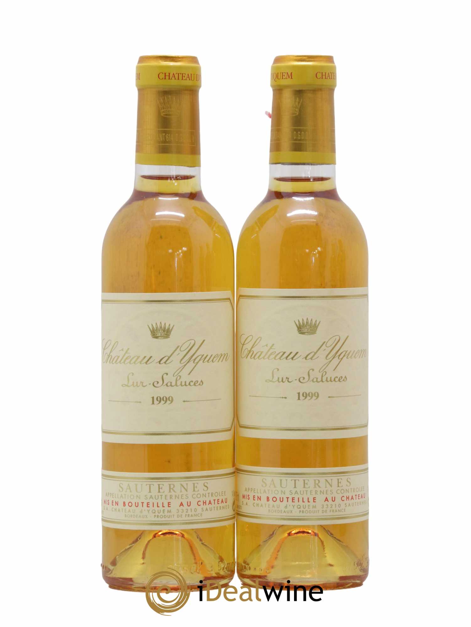 Château d' Yquem 1er Cru Classé Supérieur 1999 - Posten von 2 Demi-Flaschen - 0