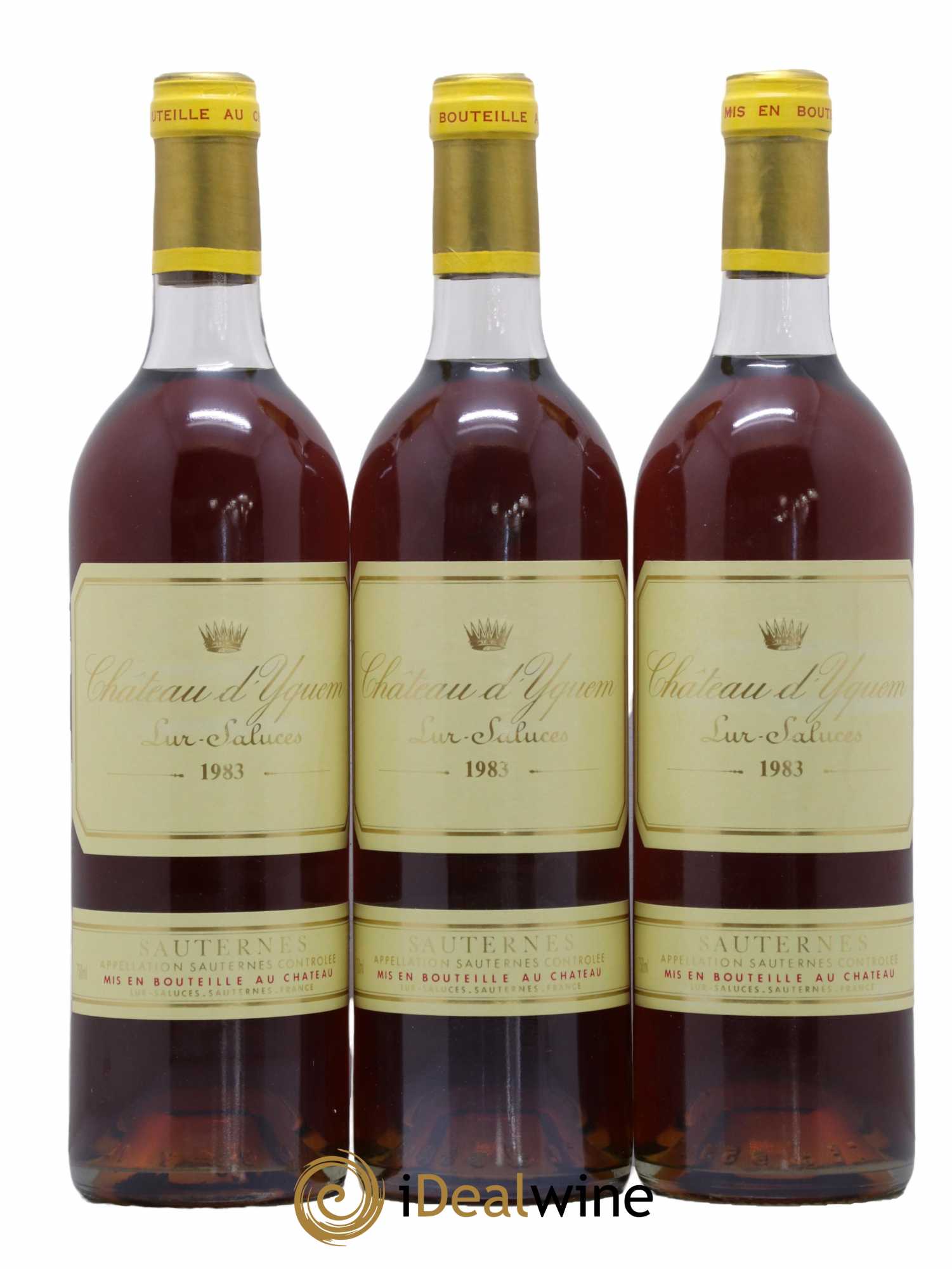 Château d' Yquem 1er Cru Classé Supérieur 1983 - Lotto di 3 bottiglie - 0