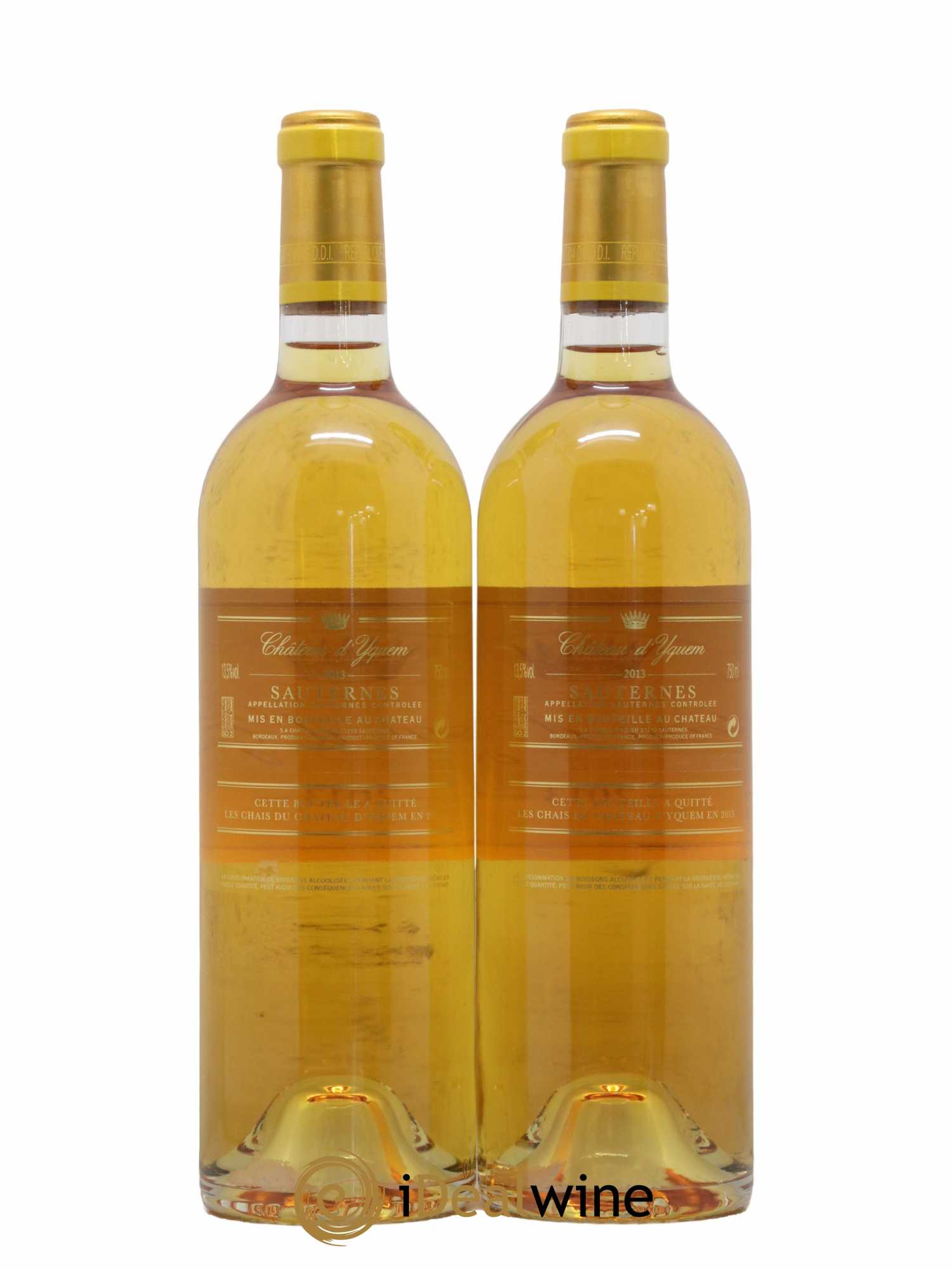 Château d' Yquem 1er Cru Classé Supérieur 2013 - Lot de 2 bouteilles - 1