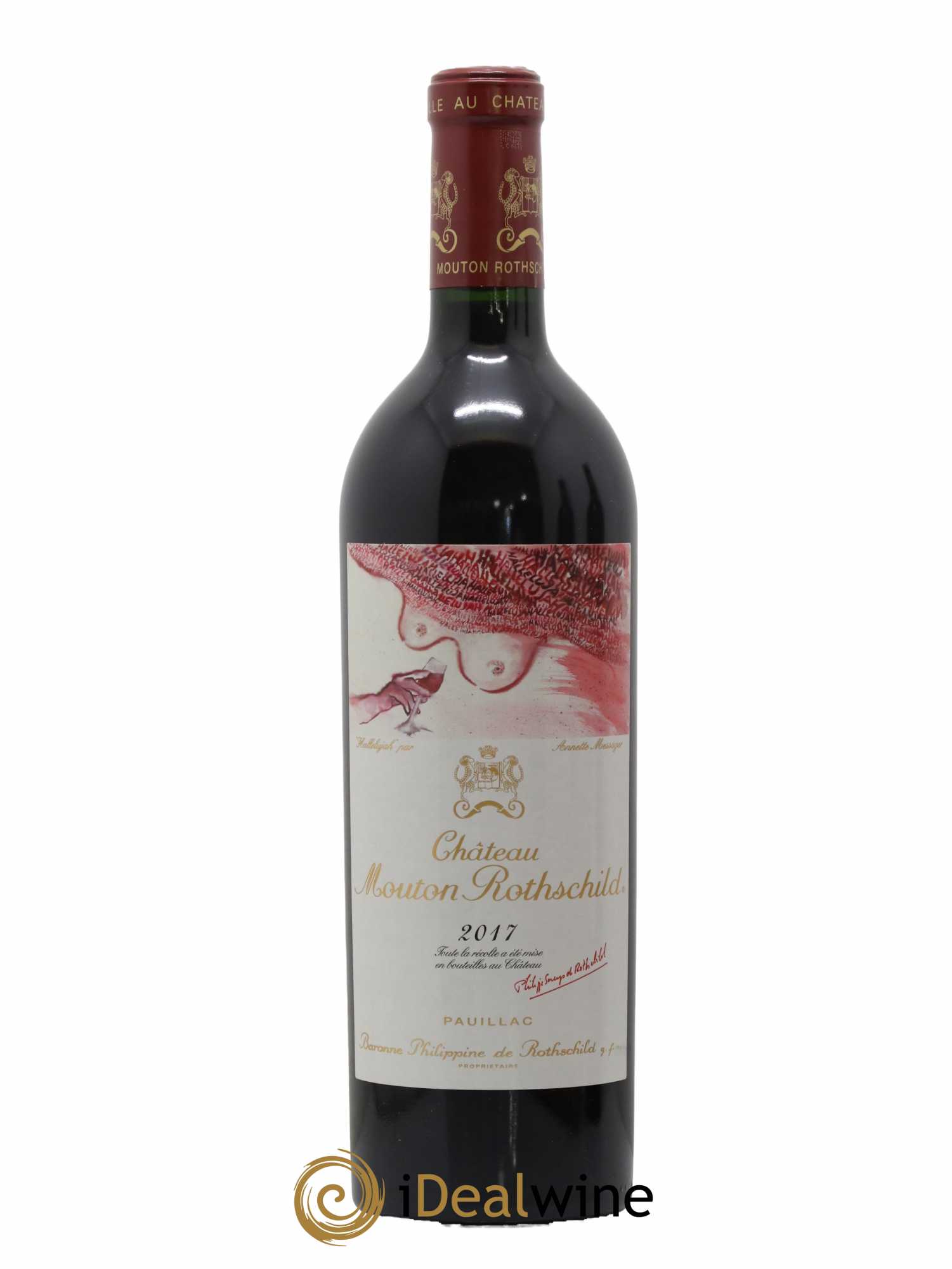 Château Mouton Rothschild 1er Grand Cru Classé 2017 - Lot de 1 bouteille - 0