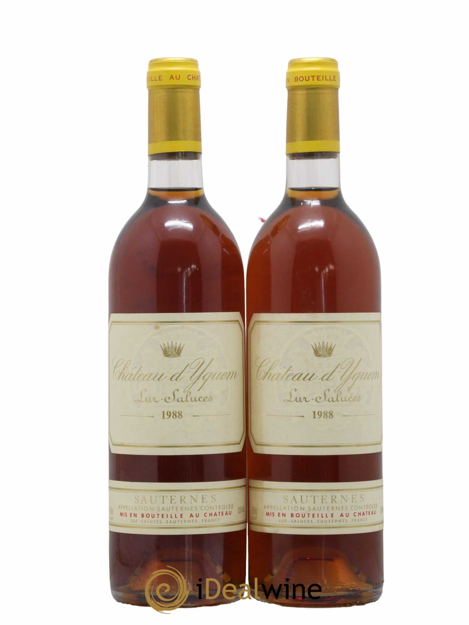 Château d' Yquem 1er Cru Classé Supérieur 1988 - Lotto di 2 bottiglie - 0