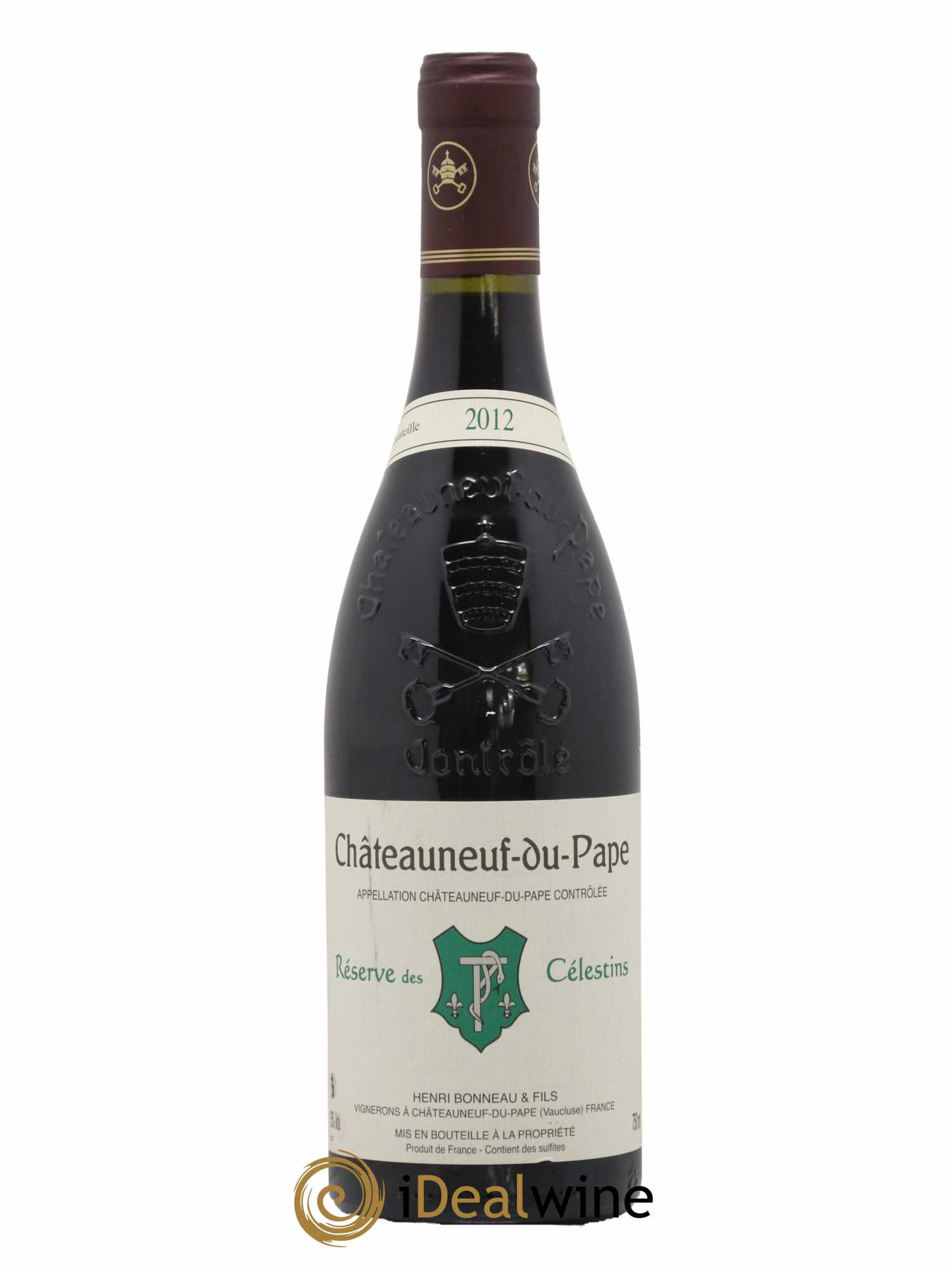 Châteauneuf-du-Pape Réserve des Célestins Henri Bonneau & Fils 2012 - Lot de 1 bouteille - 0
