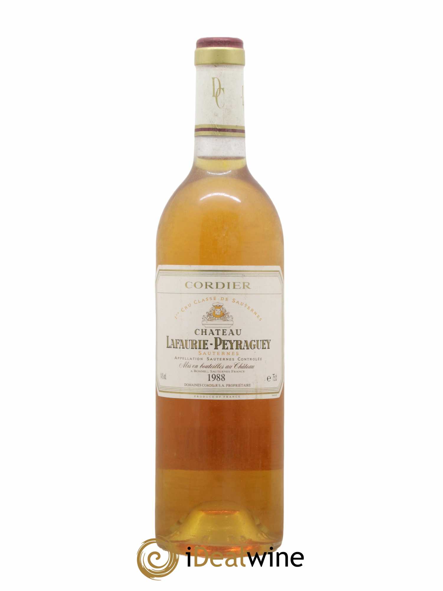 Château Lafaurie-Peyraguey 1er Grand Cru Classé 1988 - Lotto di 1 bottiglia - 0
