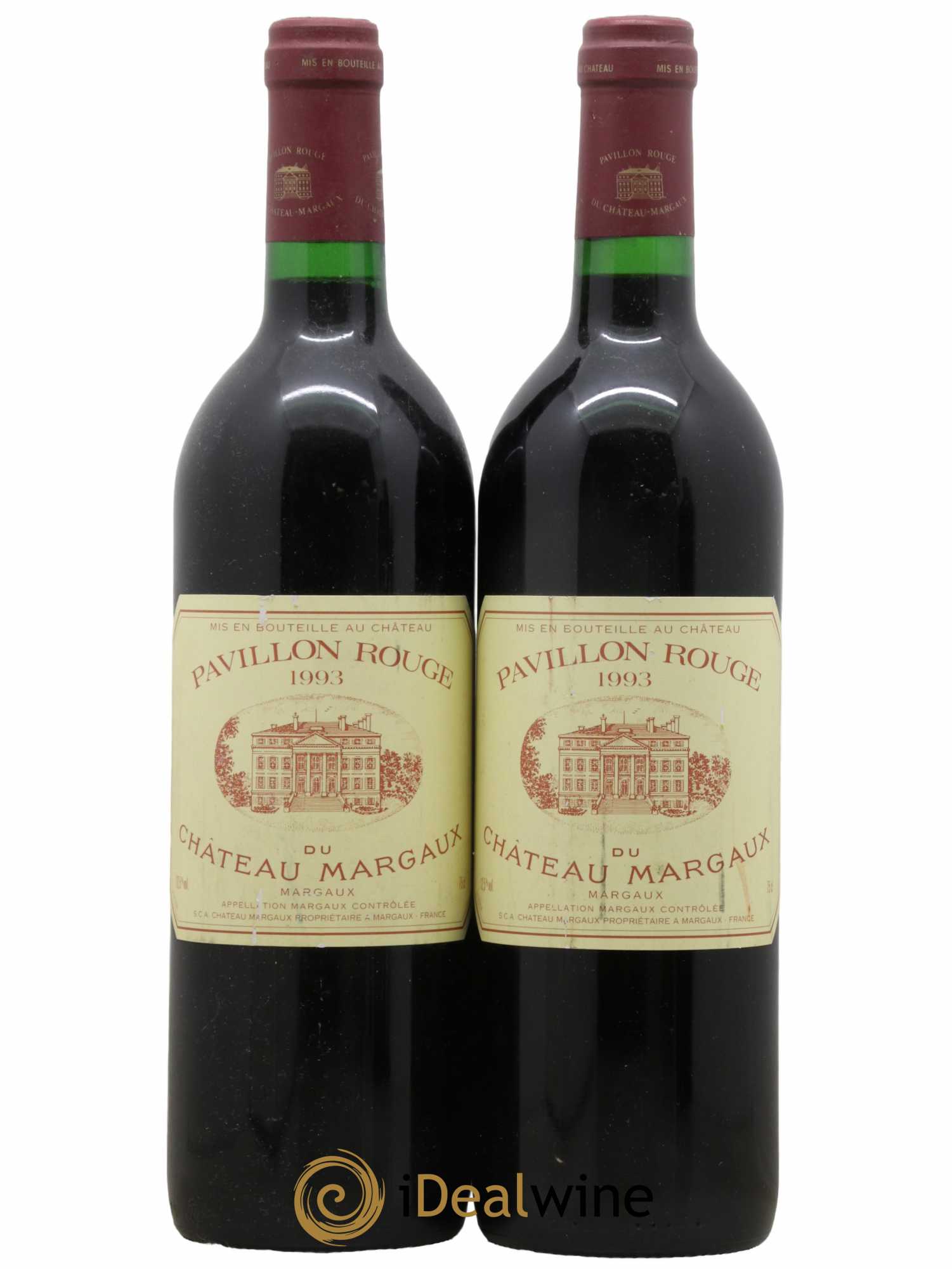 Pavillon Rouge du Château Margaux Second Vin 1993 - Lot of 2 bottles - 0