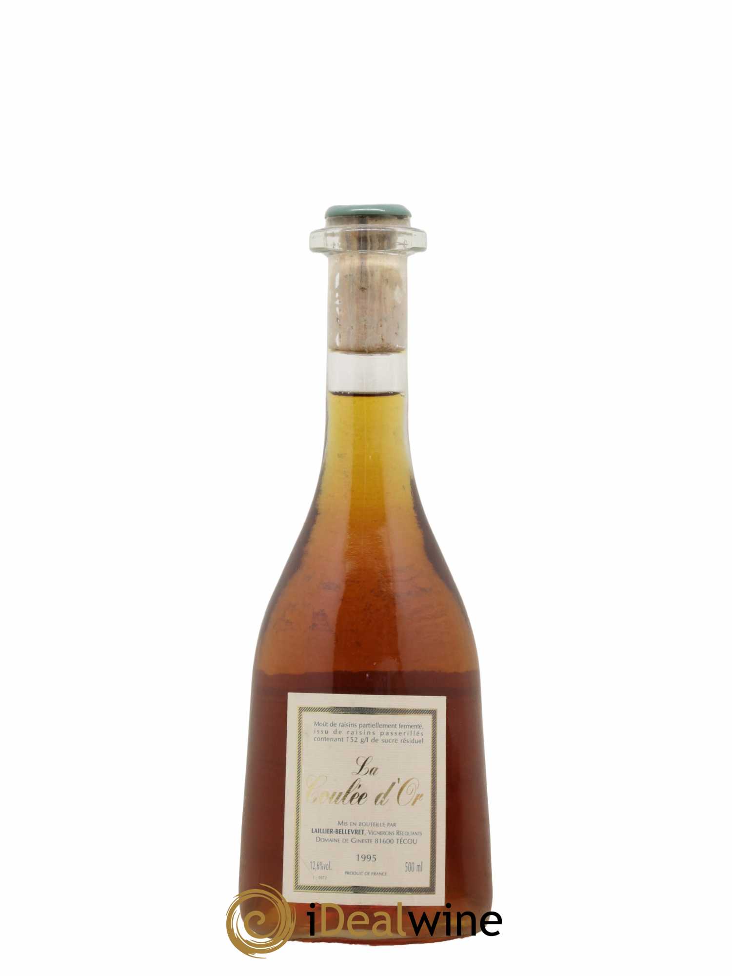 Vin de France 50 cl La coulée d'or Domaine Laillier Bellevret 1995 - Lot de 1 bouteille - 1