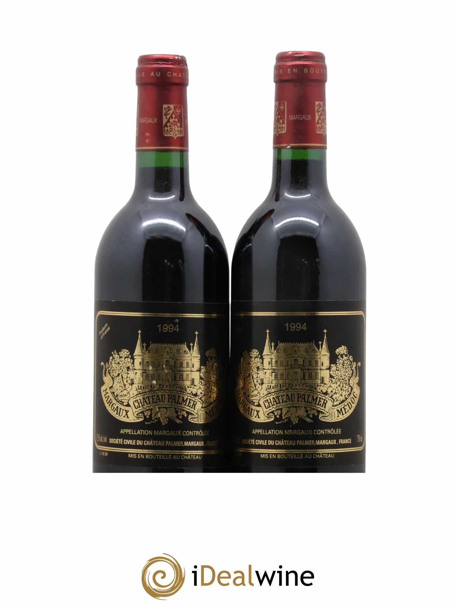 Château Palmer 3ème Grand Cru Classé 1994 - Lot de 2 bouteilles - 0