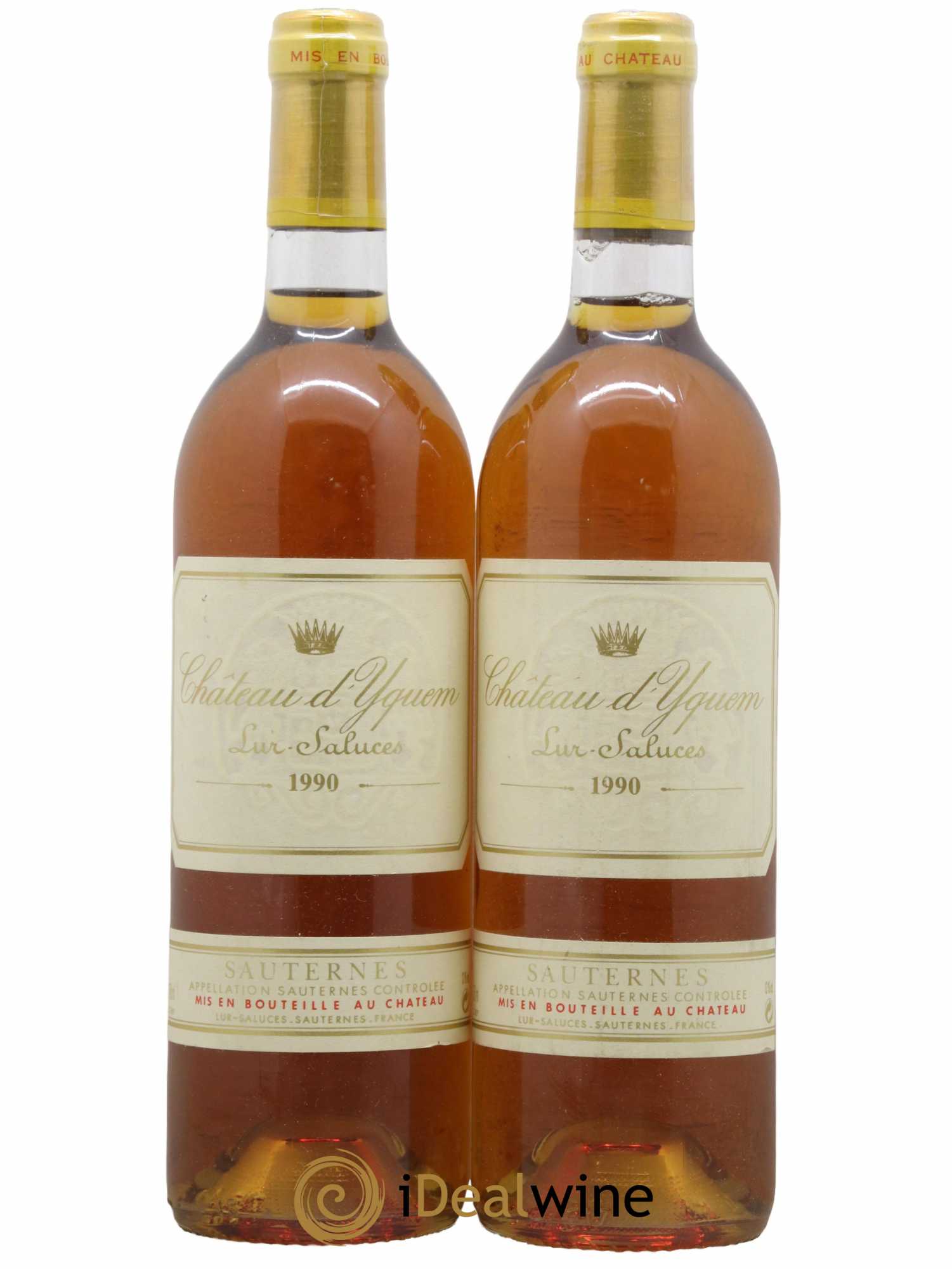 Château d' Yquem 1er Cru Classé Supérieur 1990 - Lotto di 2 bottiglie - 0
