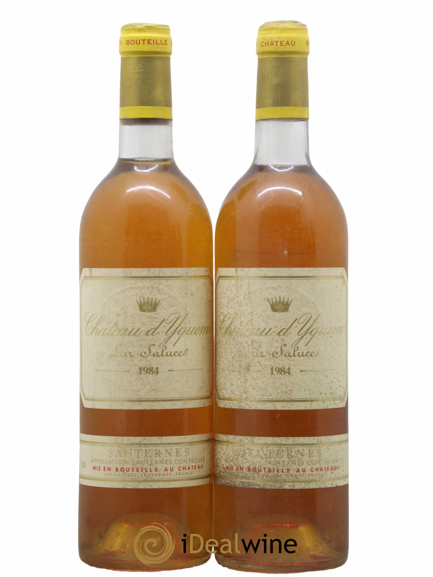 Château d' Yquem 1er Cru Classé Supérieur 1984 - Lotto di 2 bottiglie - 0