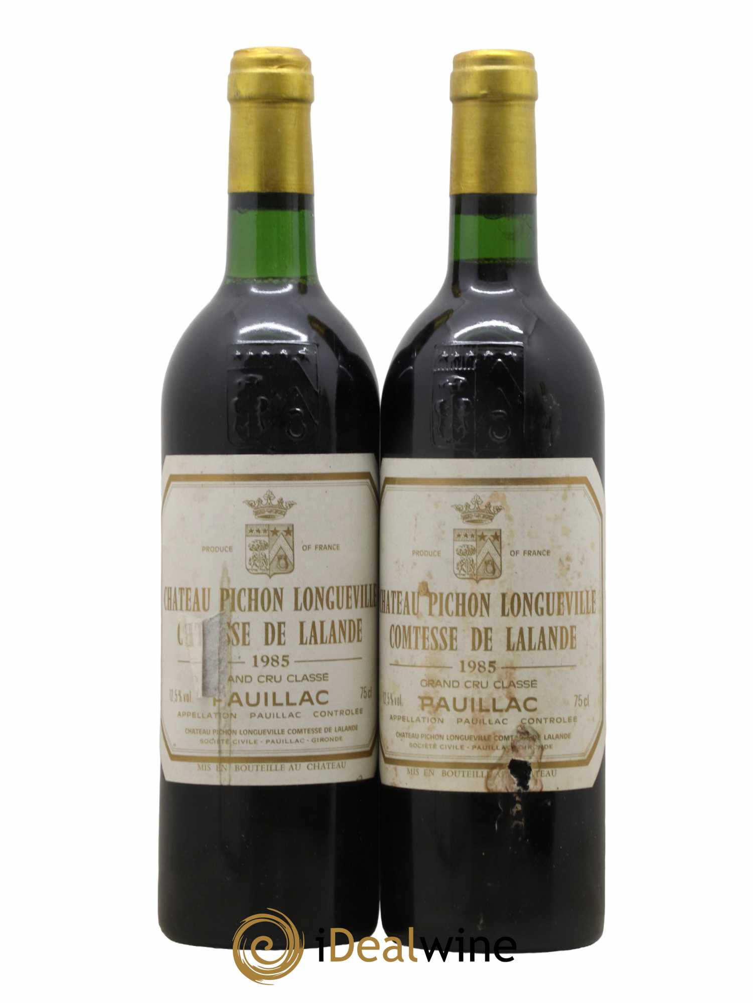 Château Pichon Longueville Comtesse de Lalande 2ème Grand Cru Classé 1985 - Lot de 2 bouteilles - 0