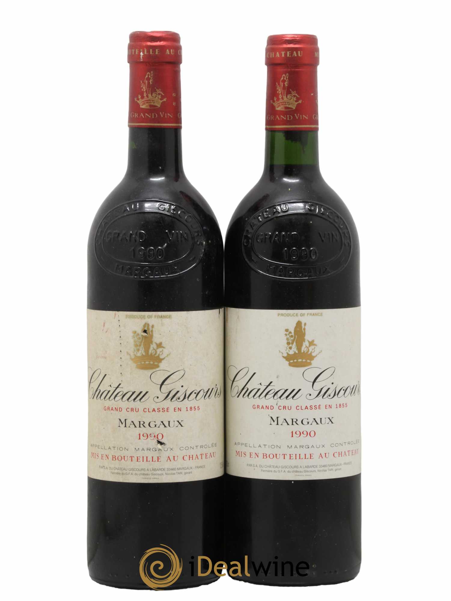 Château Giscours 3ème Grand Cru Classé 1990 - Lot of 2 bottles - 0
