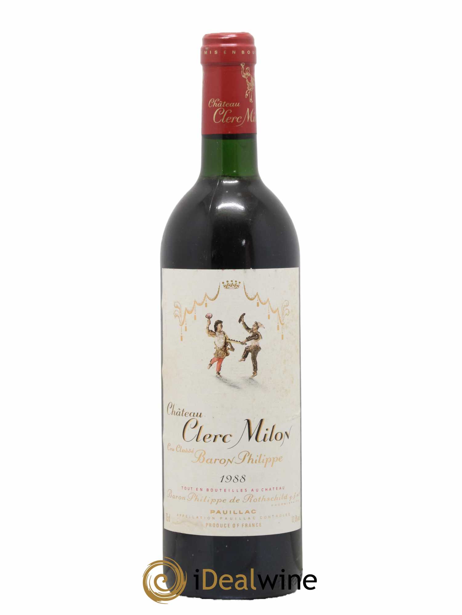 Château Clerc Milon 5ème Grand Cru Classé 1988 - Lot de 1 bouteille - 0