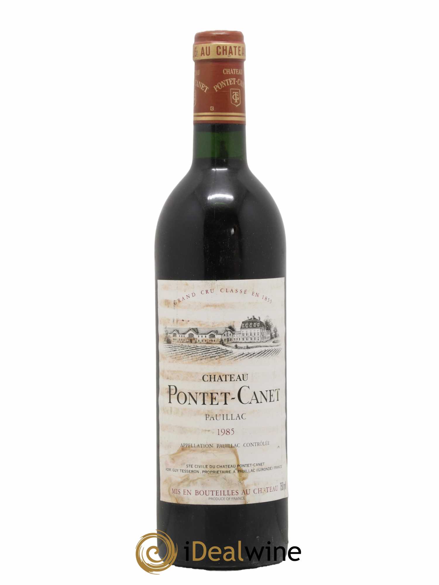 Château Pontet Canet 5ème Grand Cru Classé 1985 - Lot de 1 bouteille - 0