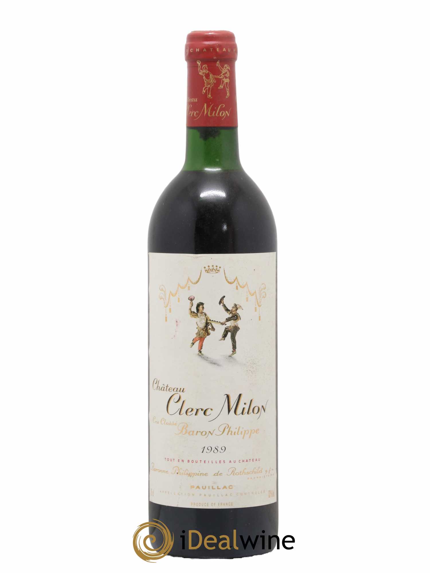 Château Clerc Milon 5ème Grand Cru Classé 1989 - Lot de 1 bouteille - 0