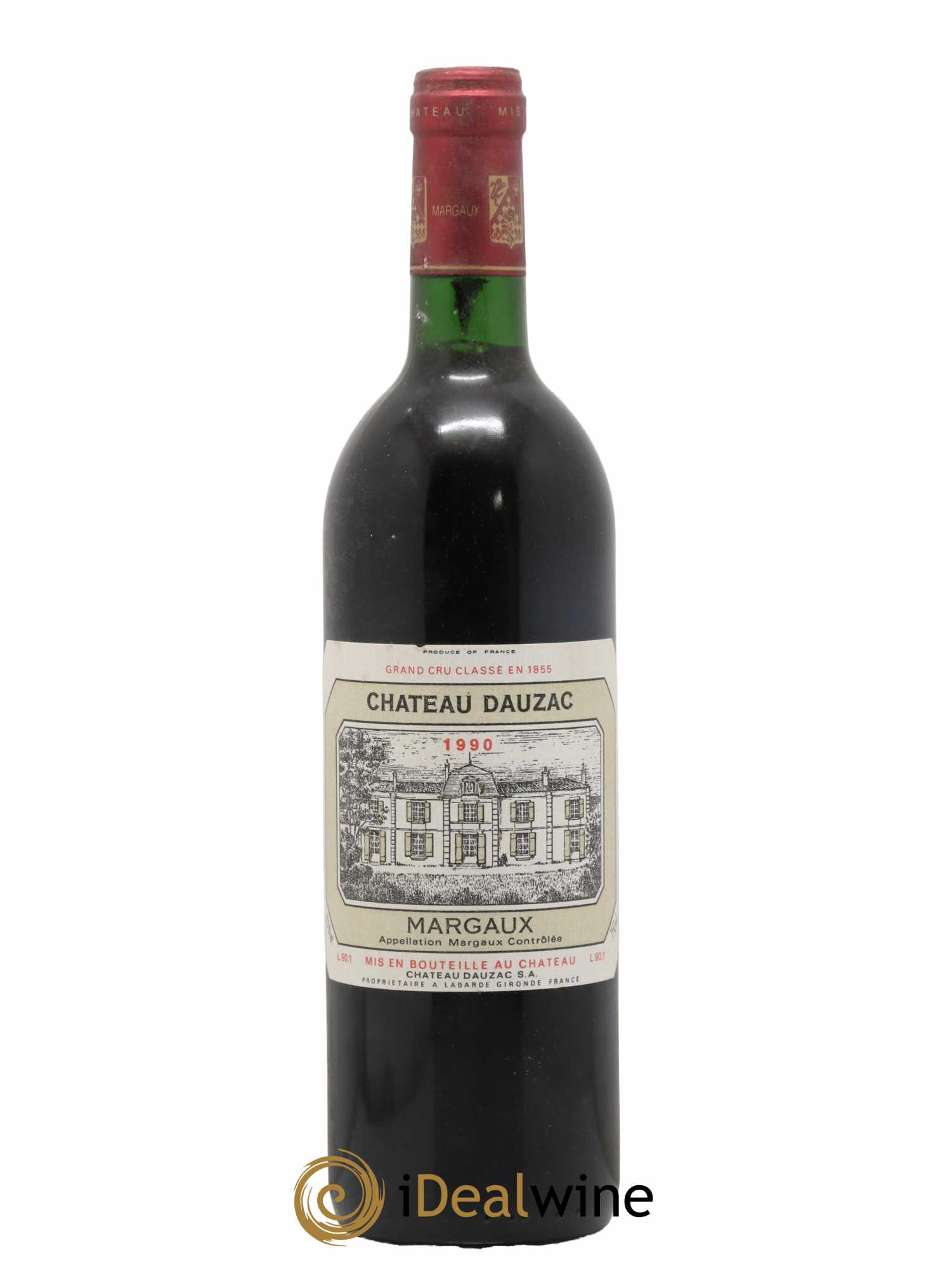 Château Dauzac 5ème Grand Cru Classé 1990 - Lot de 1 bouteille - 0