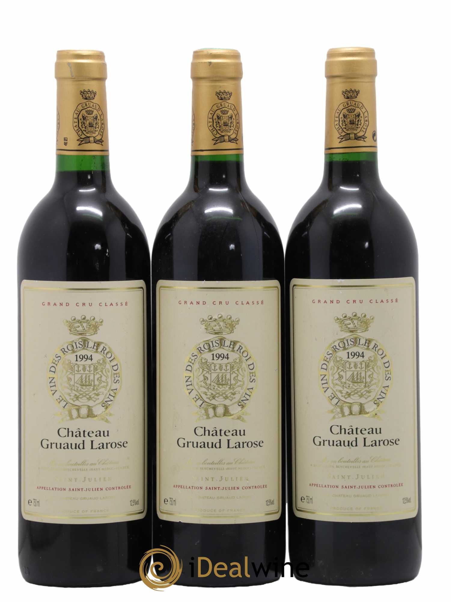 Château Gruaud Larose 2ème Grand Cru Classé 1994 - Lot de 3 bouteilles - 0