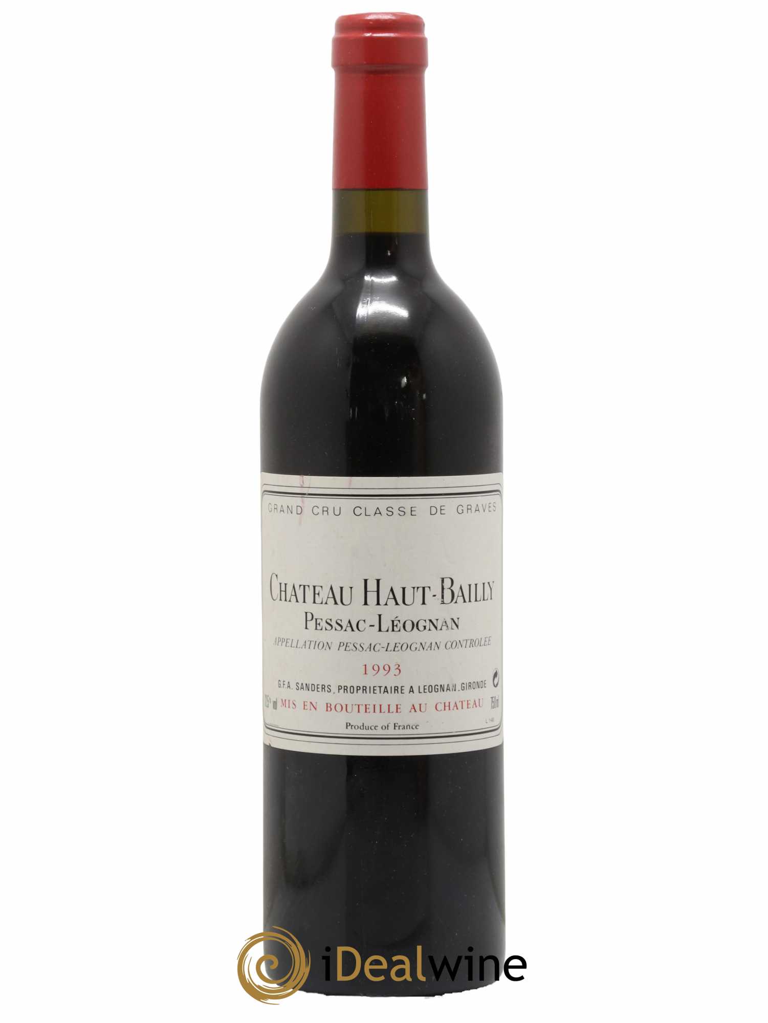 Château Haut-Bailly Cru Classé de Graves 1993 - Lot de 1 bouteille - 0