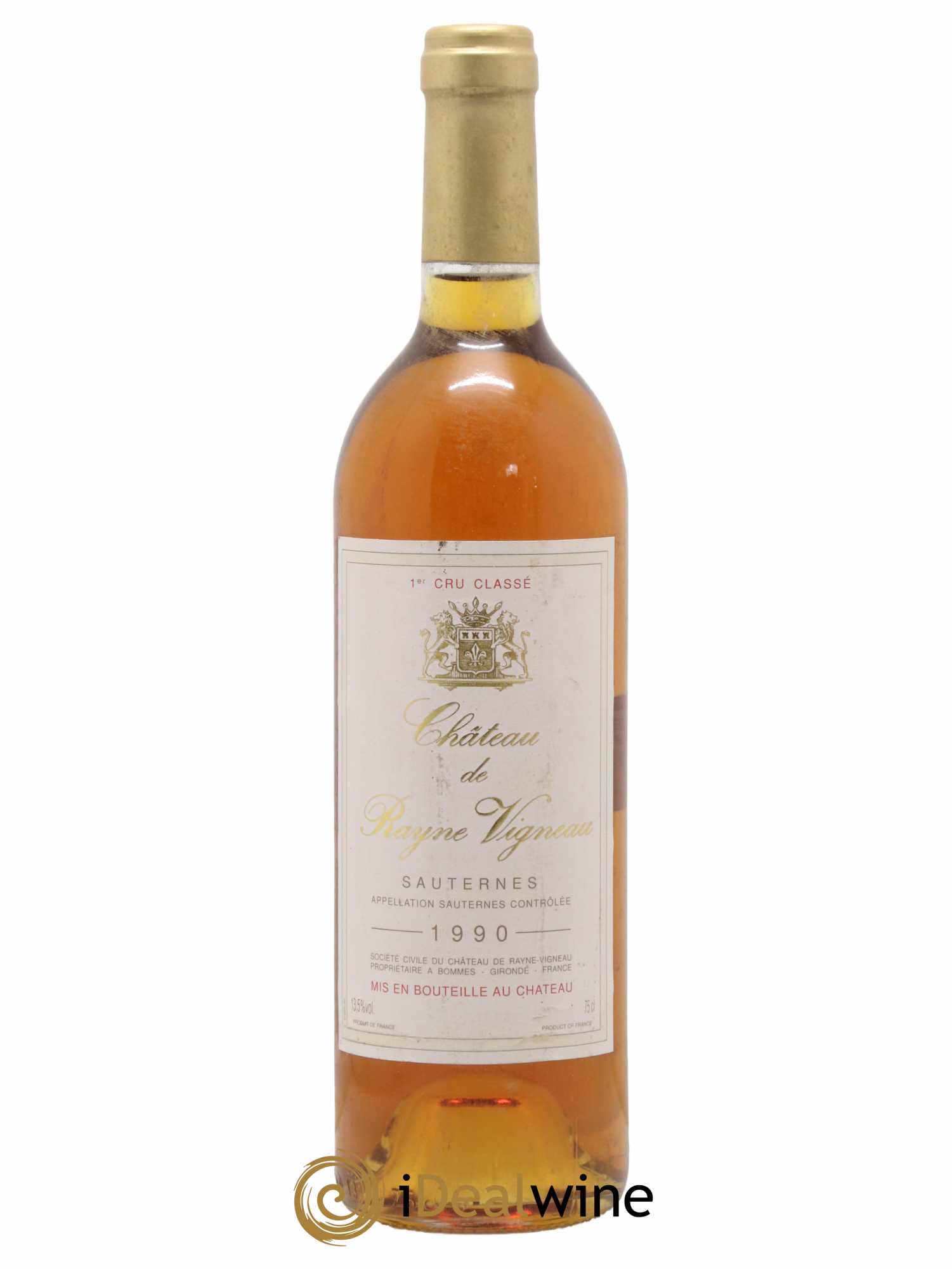 Château de Rayne Vigneau 1er Grand Cru Classé 1990 - Lotto di 1 bottiglia - 0